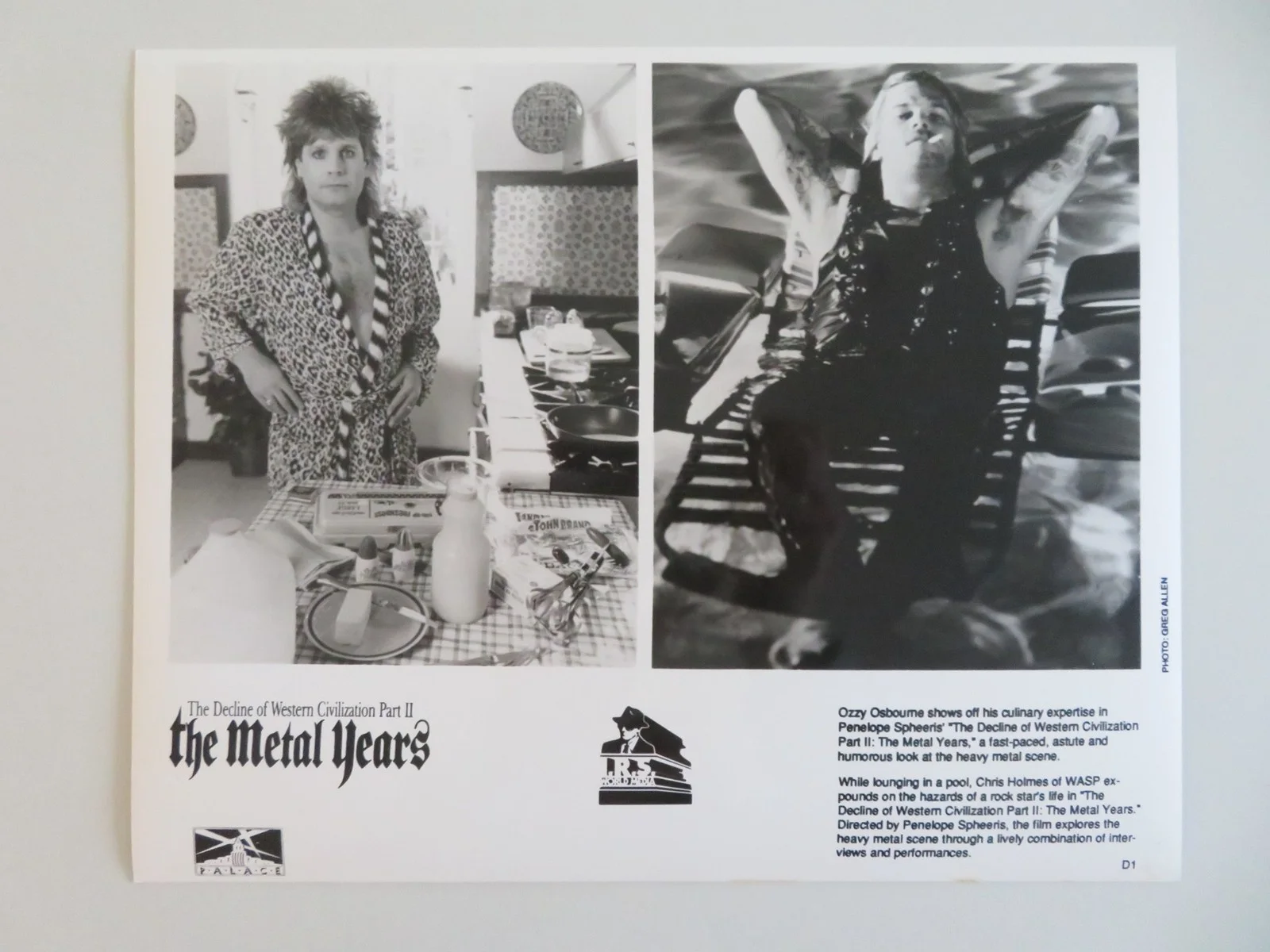 THE DECLINE OF WESTERN CIVILIZATION PART II: METAL... MOVIE STILL PHOTO LOT OF 5, изображение 3