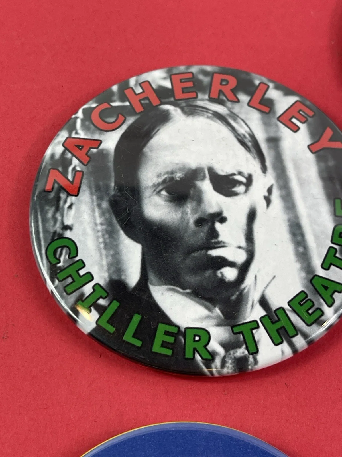 Zacherley — John Zacherley Horror TV Host RadioChiller Theatre Channel 73 Pinback Lot, изображение 3