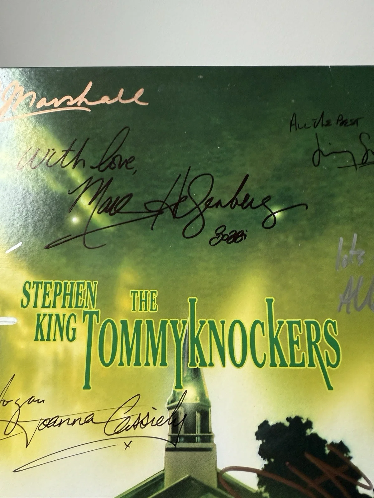 The Tommyknockers (1993) Hand Signed Laserdisc Jimmy Smits Marg Helgenberger, image 4