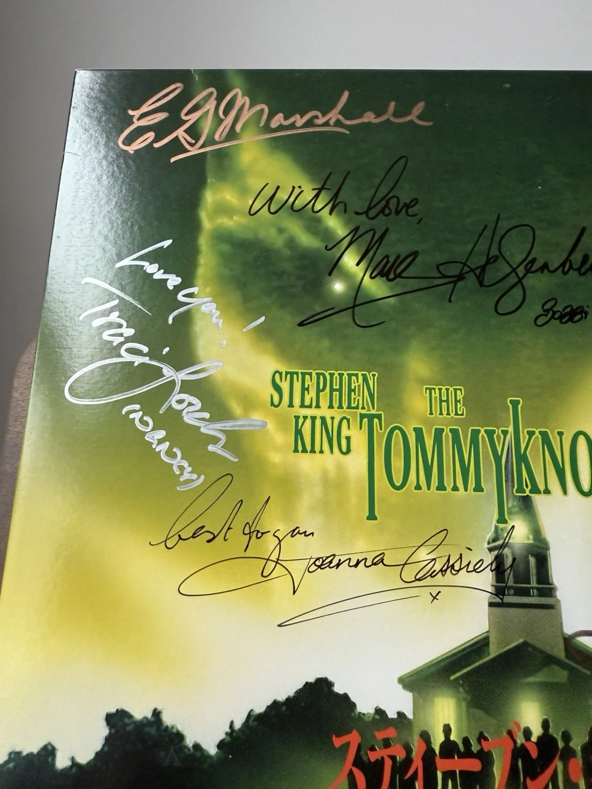 The Tommyknockers (1993) Hand Signed Laserdisc Jimmy Smits Marg Helgenberger, image 5