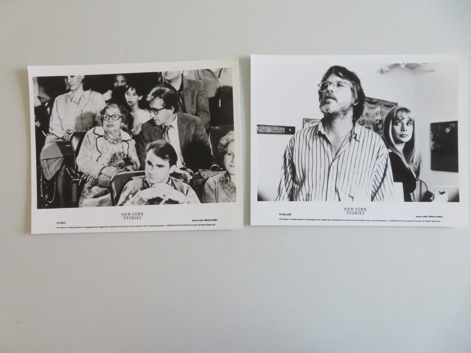 NEW YORK STORIES MOVIE STILL PHOTO LOT OF 10 WOODY ALLEN MIA FARROW 1989, изображение 5
