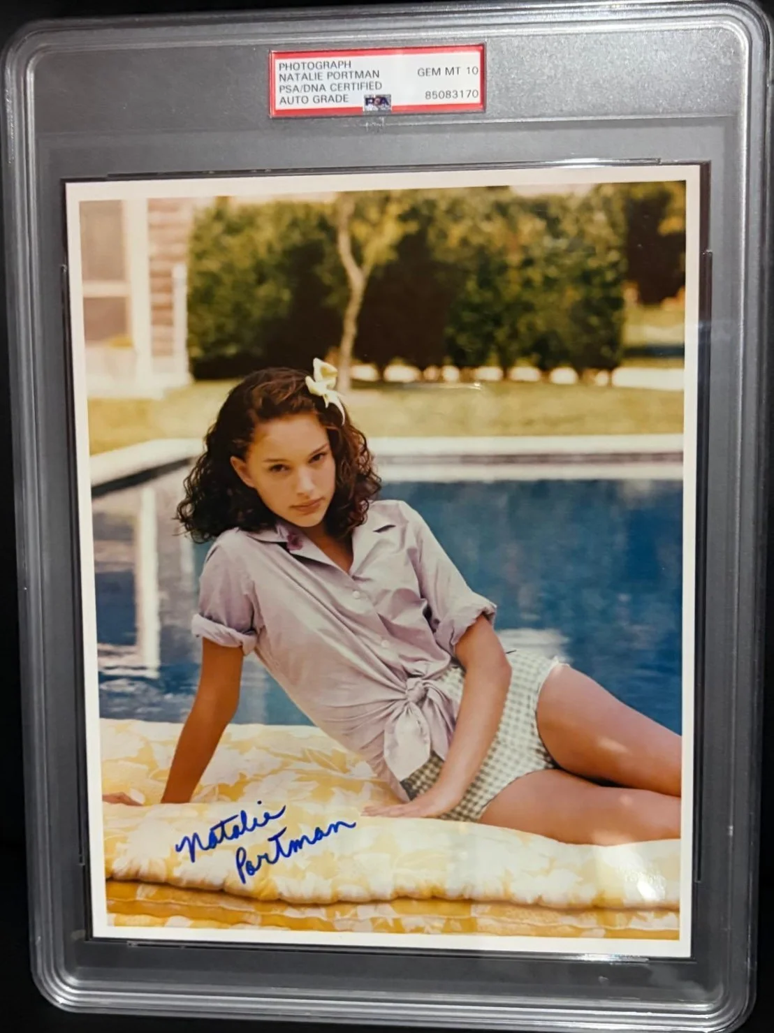 Natalie Portman — NATALIE PORTMAN SIGNED AUTOGRAPH 8X10 PHOTO ENCAPSULATED FULL NAME YOUNG PSA 10