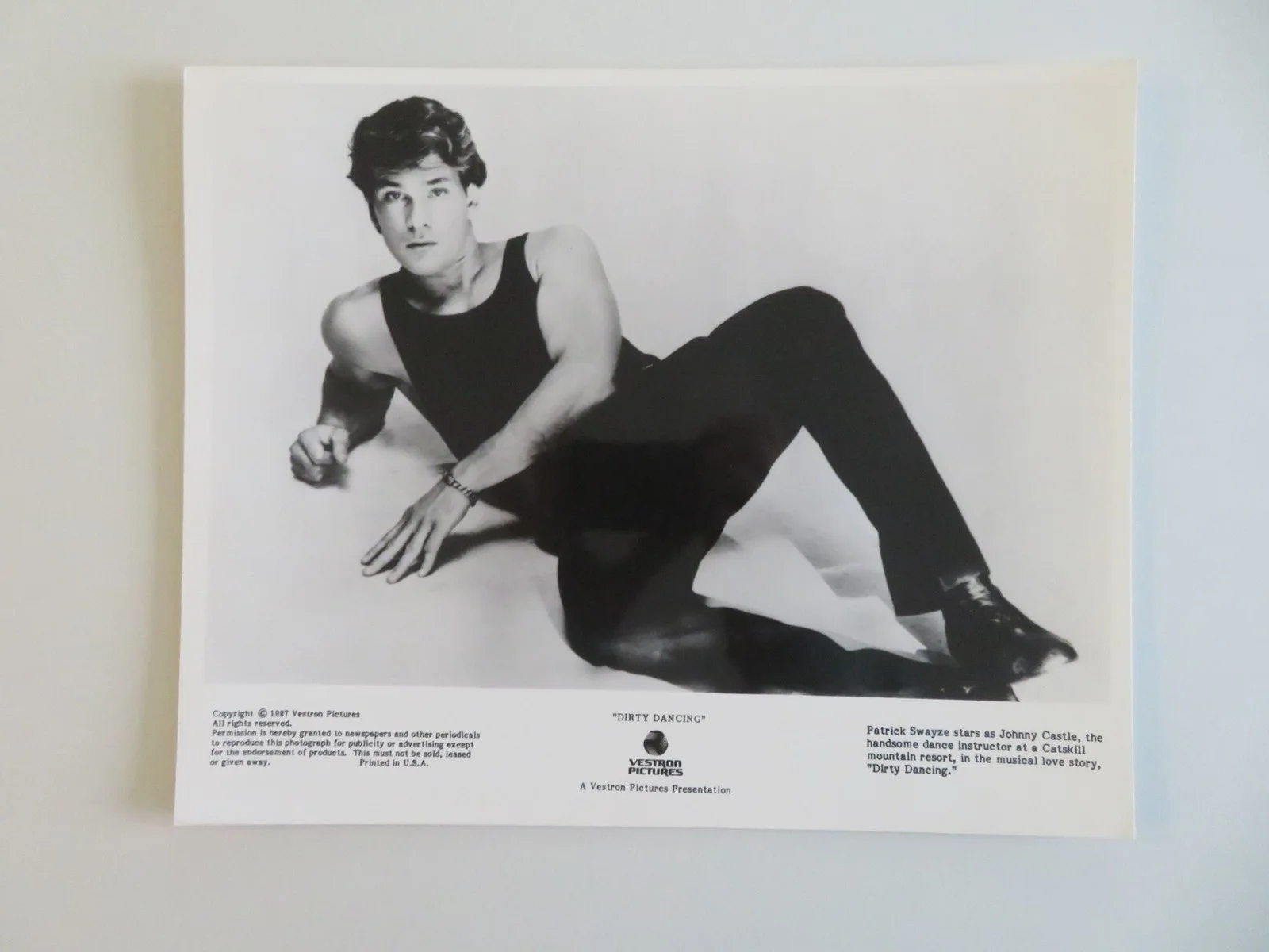 DIRTY DANCING MOVIE STILL PHOTO LOT OF 2 PATRICK SWAYZE JENNIFER GREY 1987, изображение 3