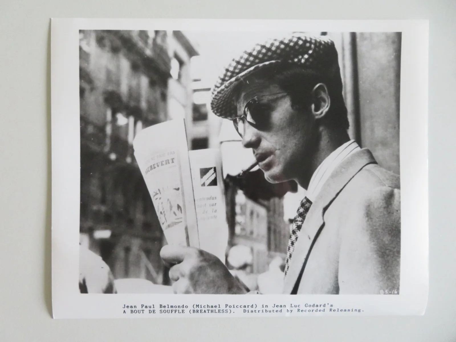 BREATHLESS MOVIE STILL PHOTO LOT OF 5 JEAN SEBERG JEAN PAUL BELMONDO, изображение 4