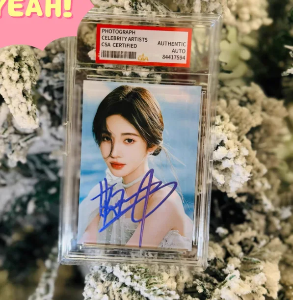 Ju Jingyi 鞠婧祎 Cecily Autographed Photo 3-Inch Signature Photo, изображение 2