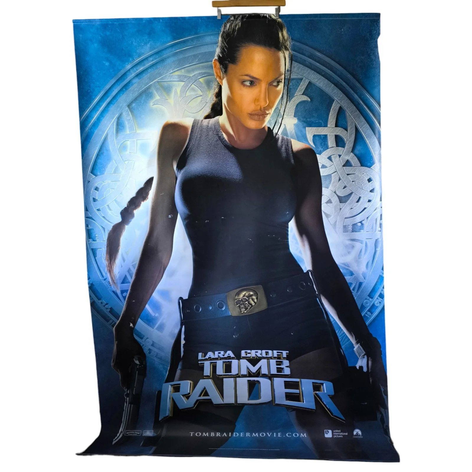 Lara Croft Tomb Raider 2001 Angelina Jolie Vinyl Movie Banner, 150cm x 238cm, изображение 4