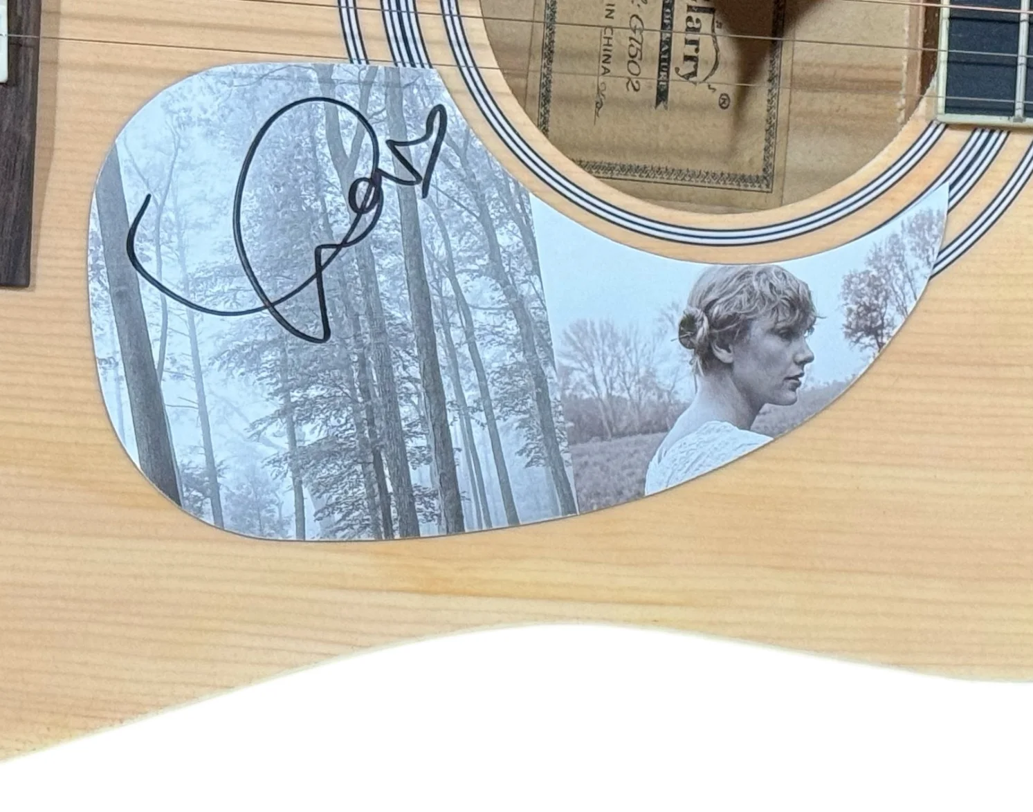 Taylor Swift Signed Autograph Full Size Acoustic Guitar Folklore 1989 TTPD ACOA, image 3