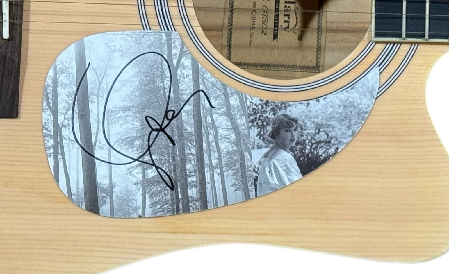 Taylor Swift Signed Autograph Full Size Acoustic Guitar Folklore 1989 TTPD ACOA, image 2
