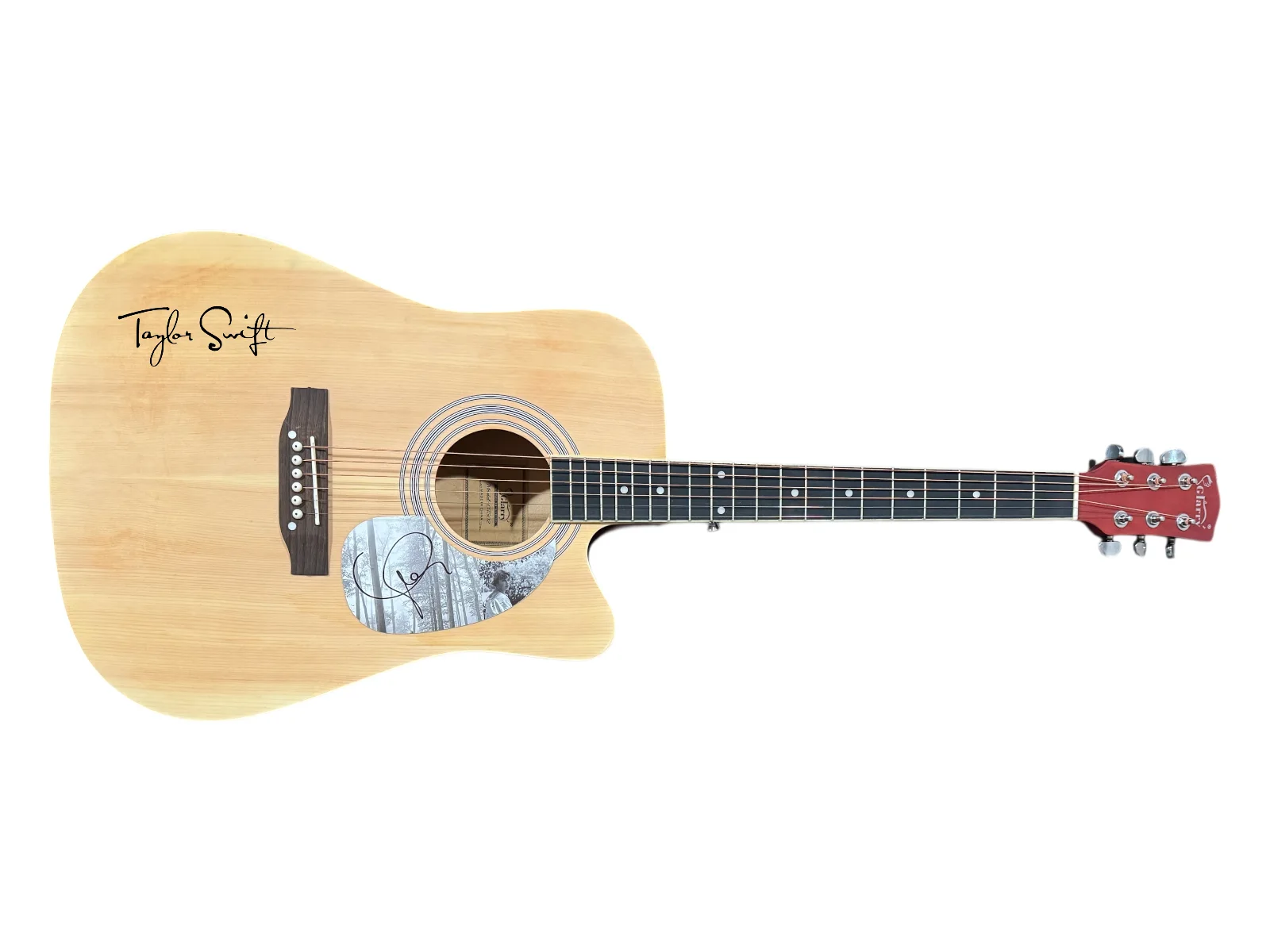 Taylor Swift Signed Autograph Full Size Acoustic Guitar Folklore 1989 TTPD ACOA, image 4