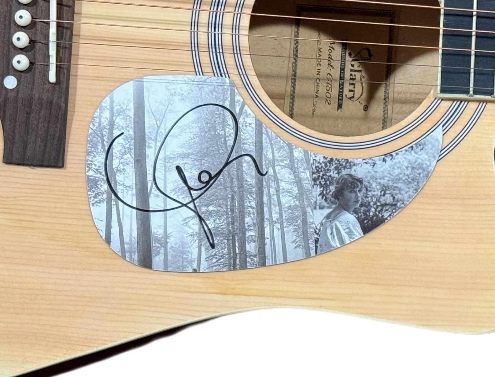 Taylor Swift Signed Autograph Full Size Acoustic Guitar Folklore 1989 TTPD ACOA, image 5