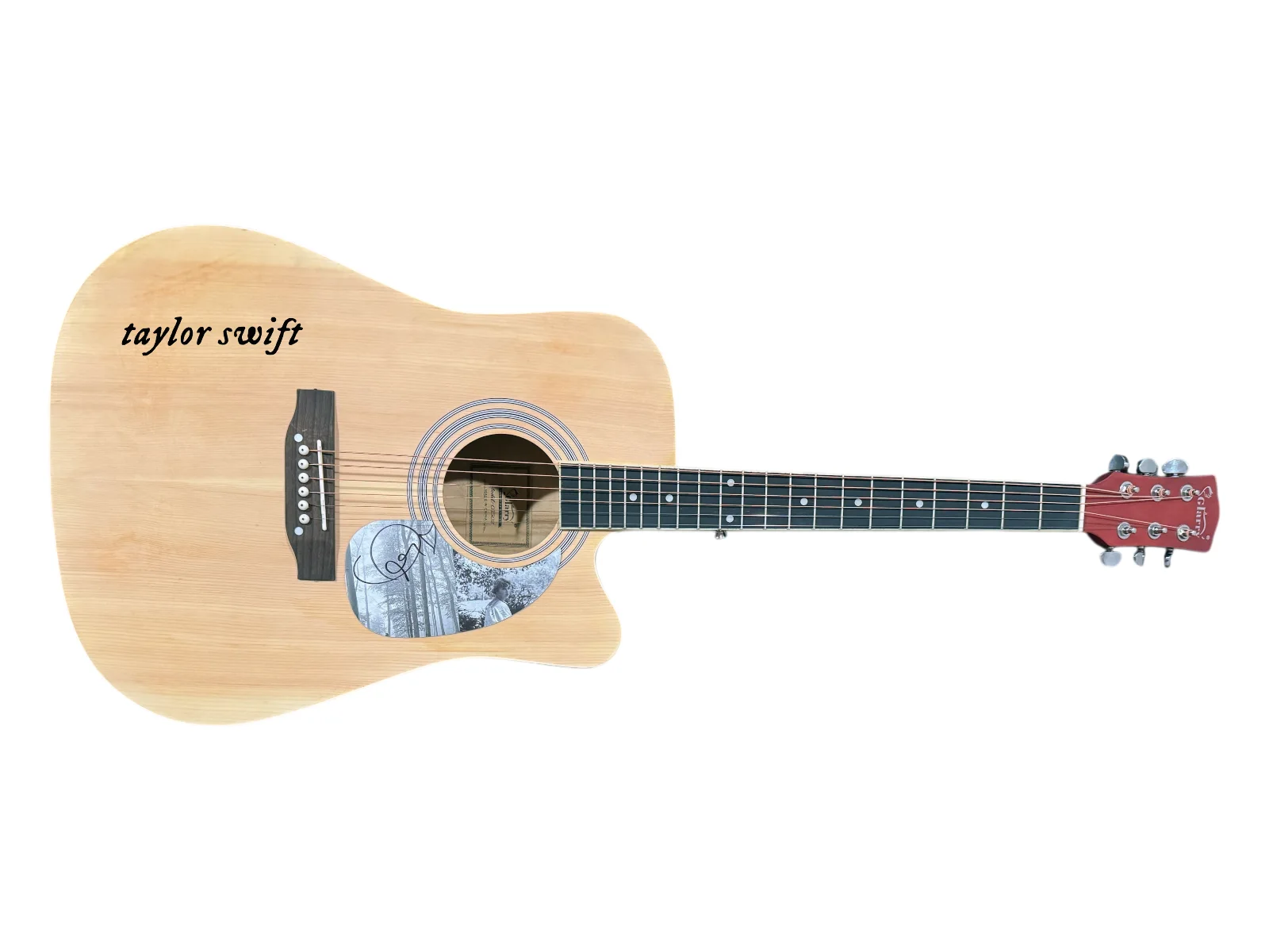 Taylor Swift Signed Autograph Full Size Acoustic Guitar Folklore 1989 TTPD ACOA, image 2