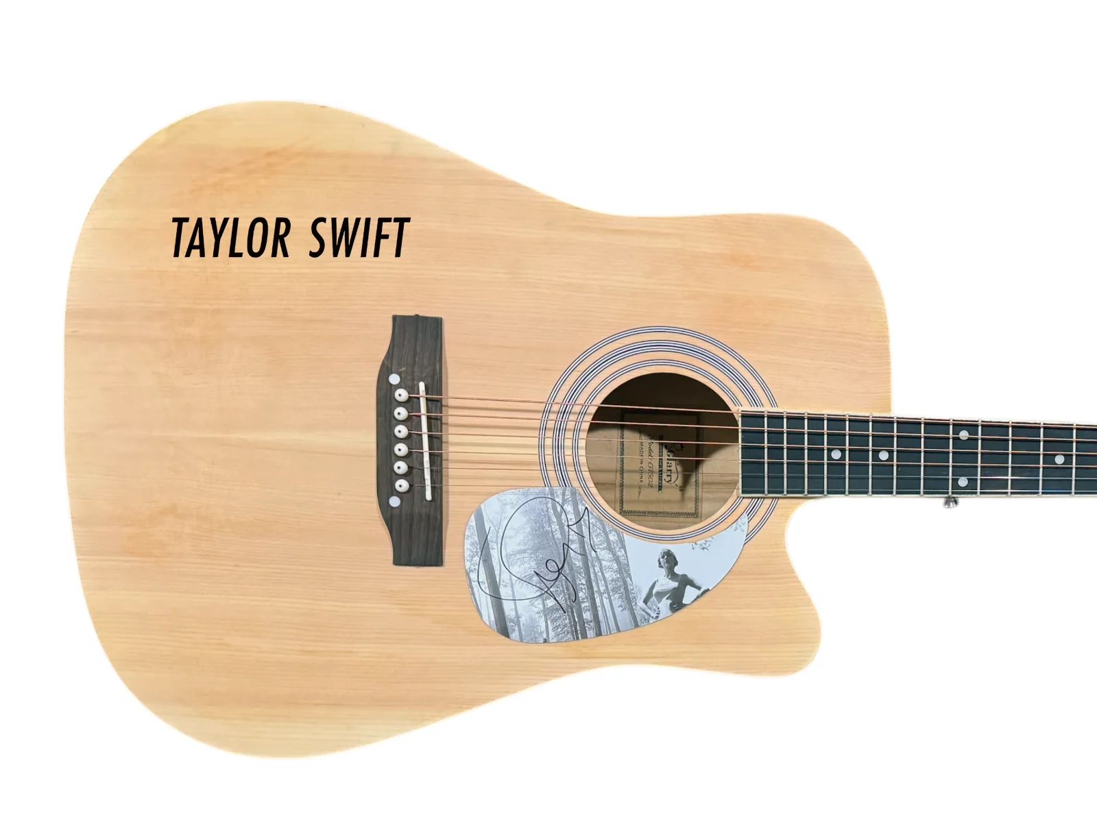Taylor Swift Signed Autograph Full Size Acoustic Guitar Folklore 1989 TTPD ACOA, image 2