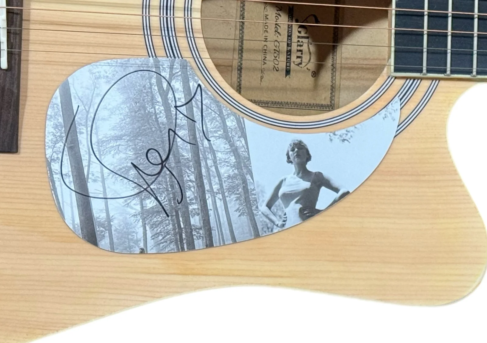 Taylor Swift Signed Autograph Full Size Acoustic Guitar Folklore 1989 TTPD ACOA, image 3