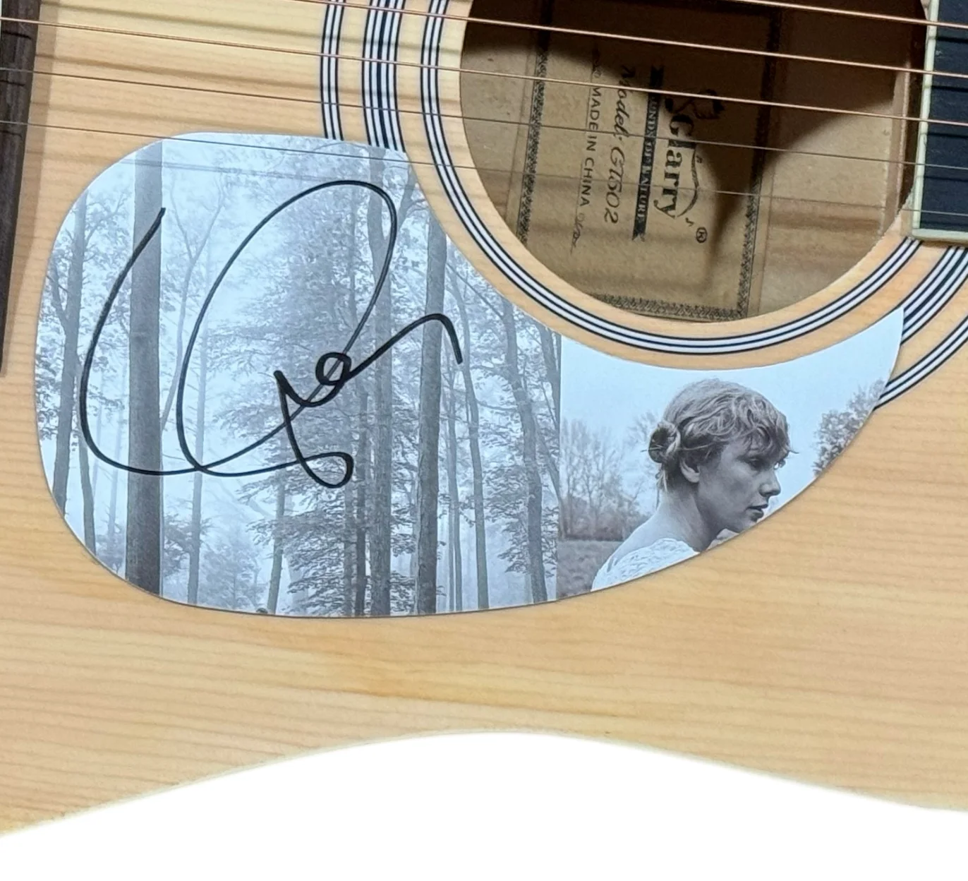 Taylor Swift Signed Autograph Full Size Acoustic Guitar Folklore 1989 TTPD ACOA, image 3