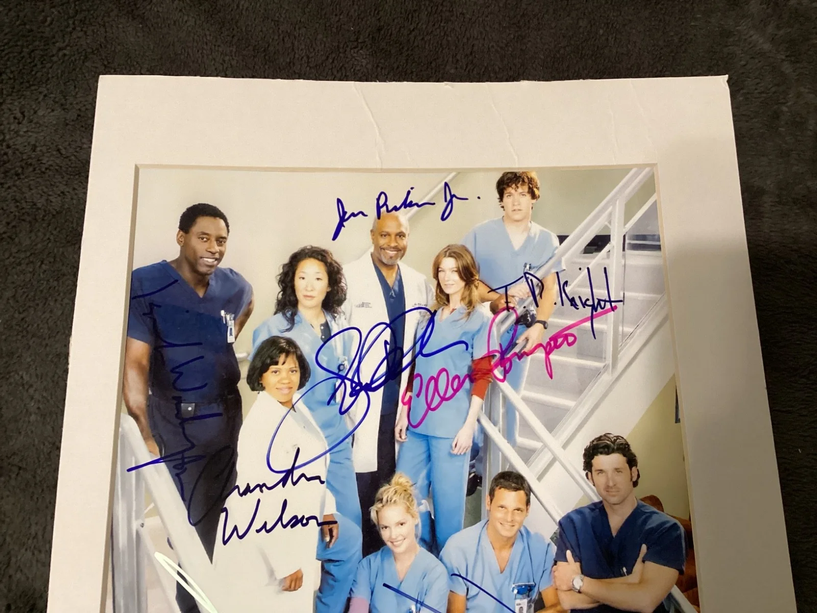 Ellen Pompeo, Sandra Oh — GREYS ANATOMY CAST SIGNED AUTOGRAPHED 8x10 PHOTO COA POMPEO HEIGL OH DEMPSEY + 5, изображение 2