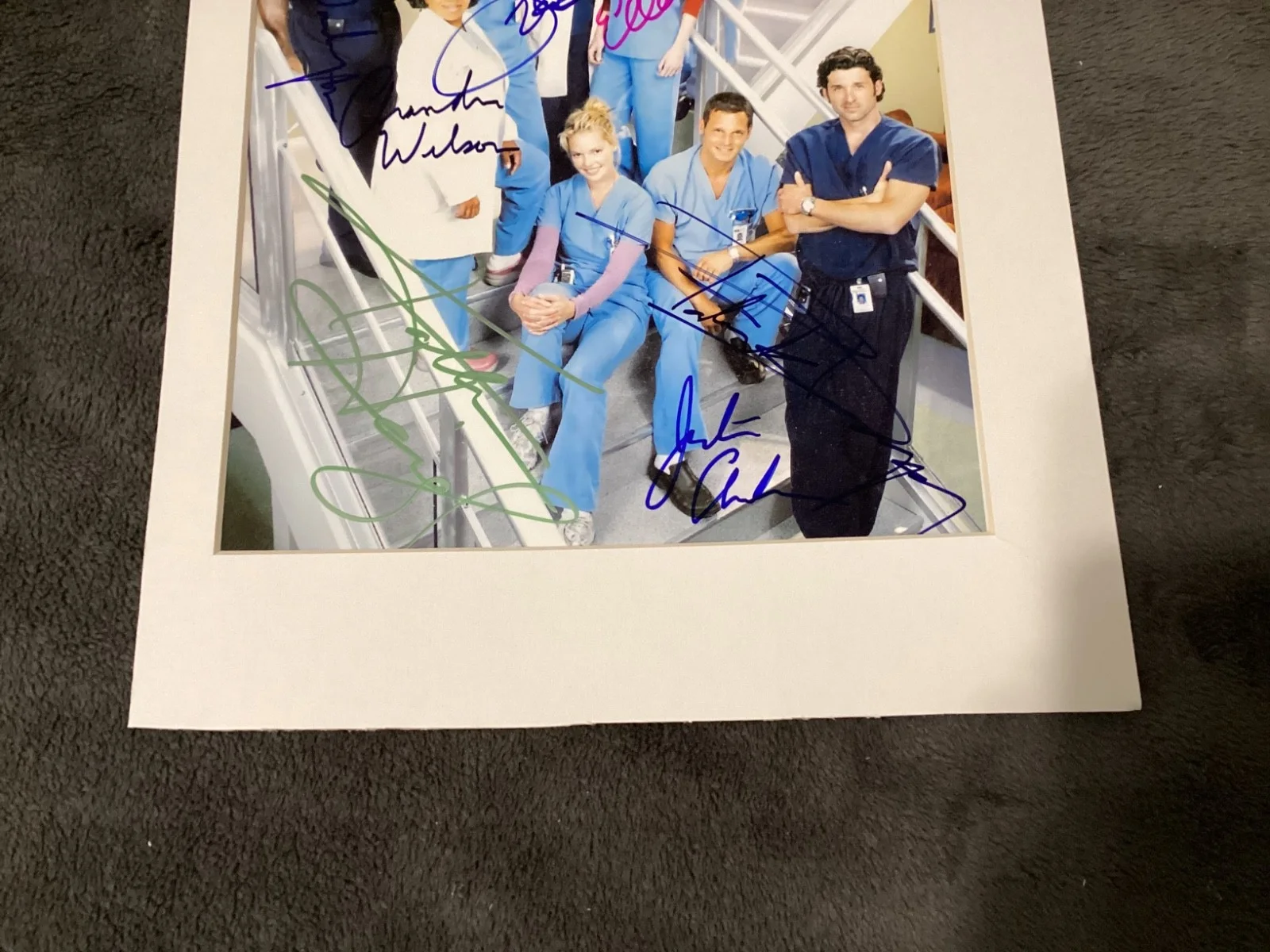 Ellen Pompeo, Sandra Oh — GREYS ANATOMY CAST SIGNED AUTOGRAPHED 8x10 PHOTO COA POMPEO HEIGL OH DEMPSEY + 5, изображение 3