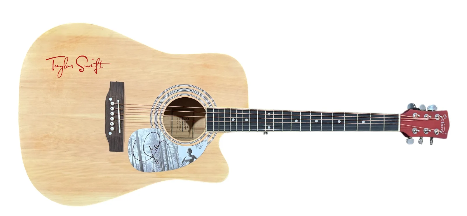 Taylor Swift Signed Autograph Full Size Acoustic Guitar Folklore 1989 TTPD ACOA, image 4