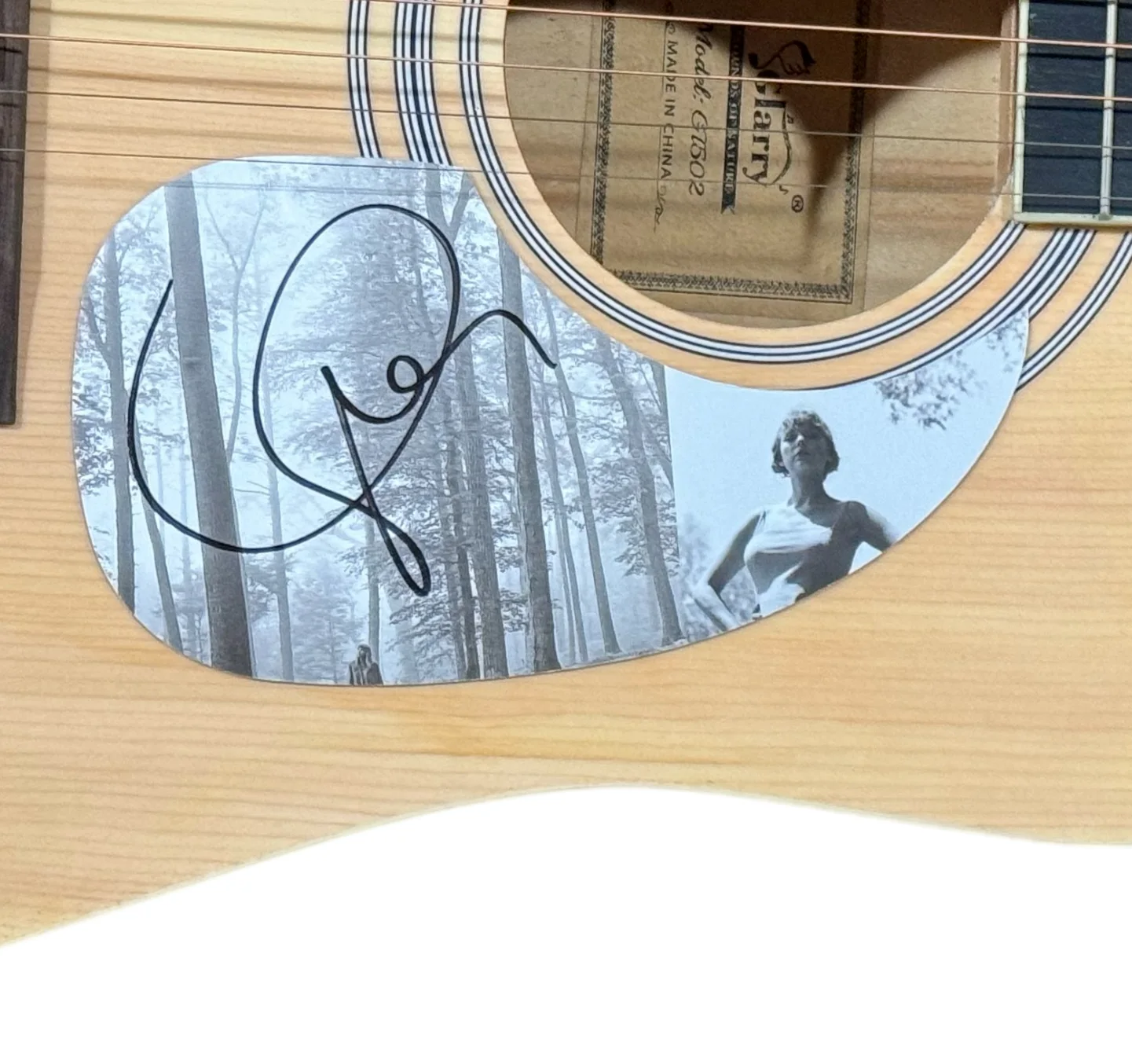 Taylor Swift Signed Autograph Full Size Acoustic Guitar Folklore 1989 TTPD ACOA, image 5