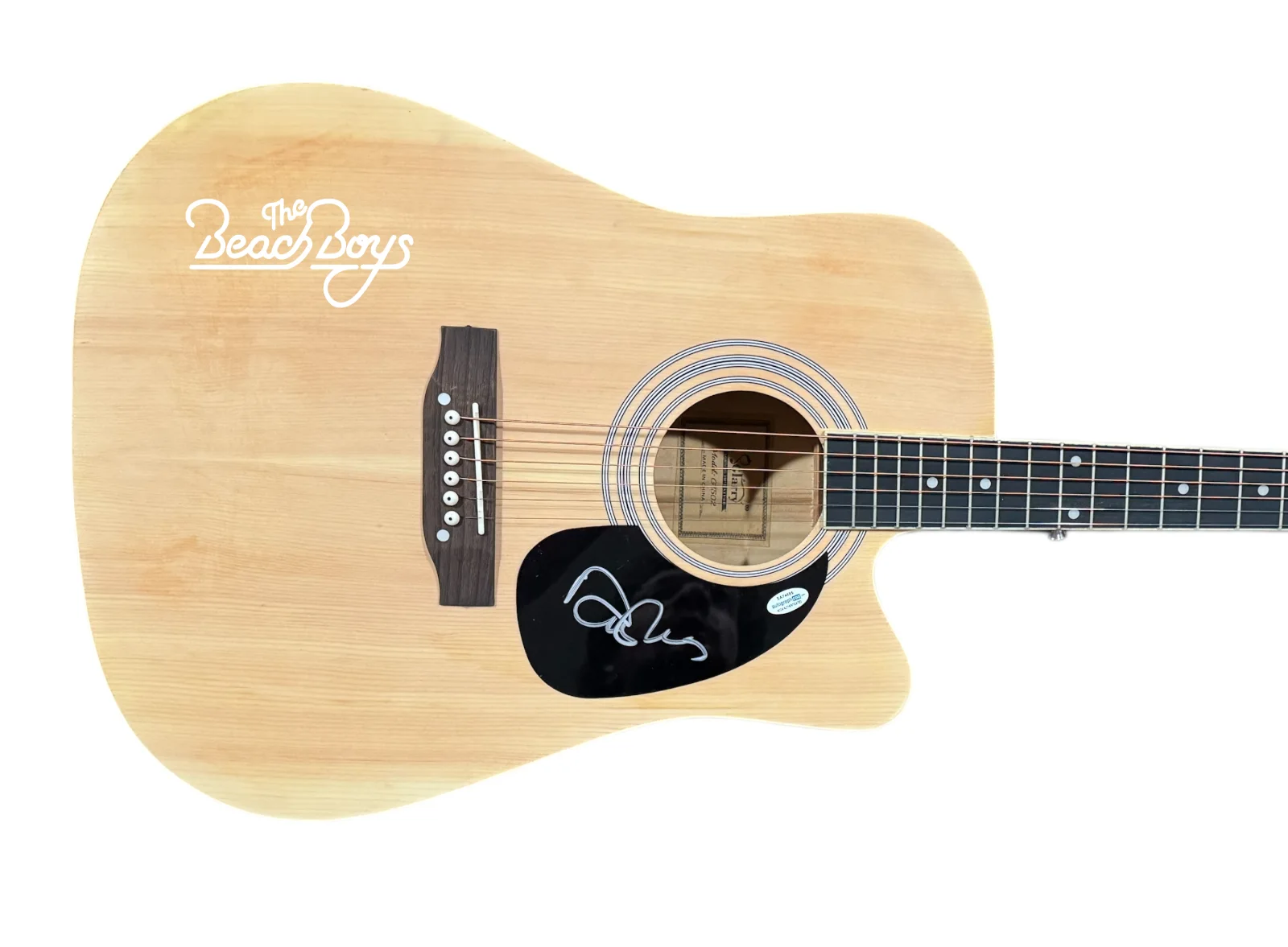 David Marks "The Beach Boys" Signed Autograph Full Size Acoustic Guitar ACOA COA, image 2