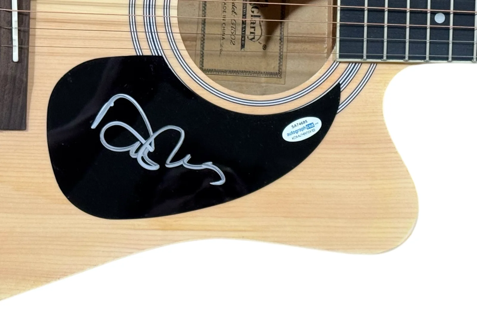 David Marks "The Beach Boys" Signed Autograph Full Size Acoustic Guitar ACOA COA, image 3