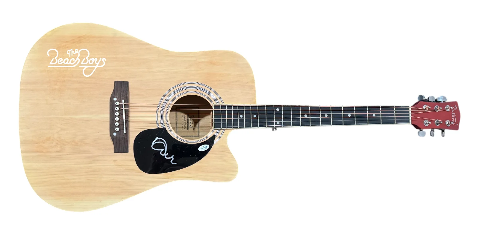 David Marks "The Beach Boys" Signed Autograph Full Size Acoustic Guitar ACOA COA, image 4