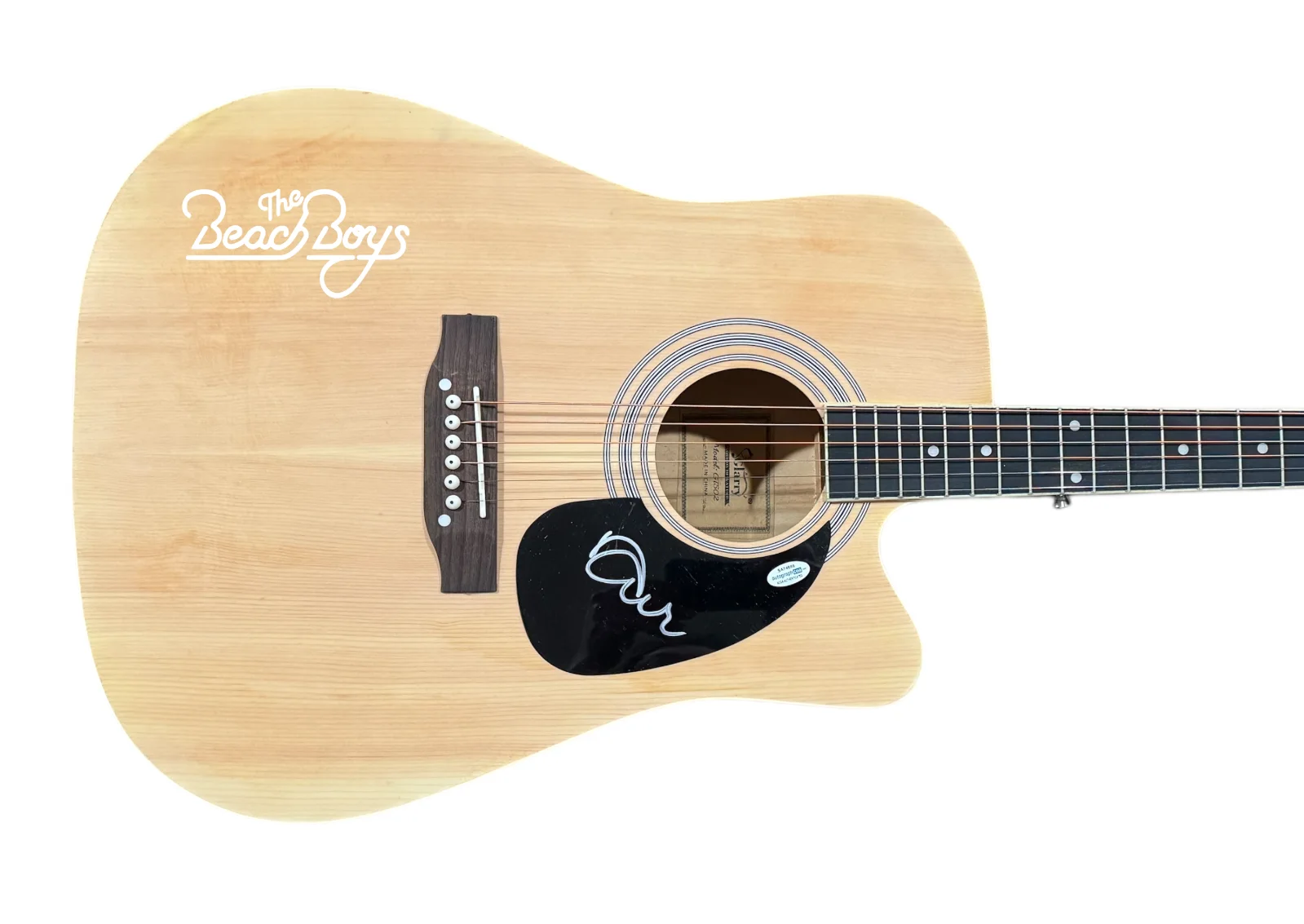 David Marks "The Beach Boys" Signed Autograph Full Size Acoustic Guitar ACOA COA, image 5