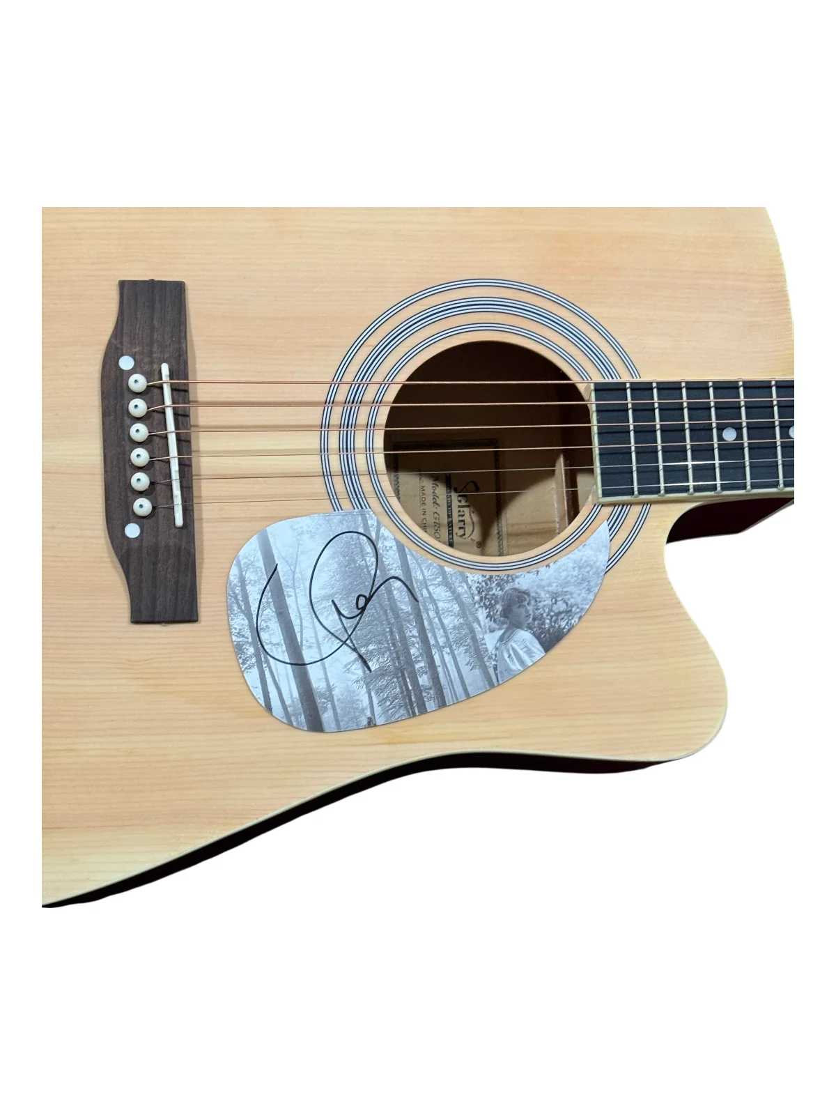 Taylor Swift Signed Autograph Full Size Acoustic Guitar Folklore 1989 TTPD ACOA, image 3