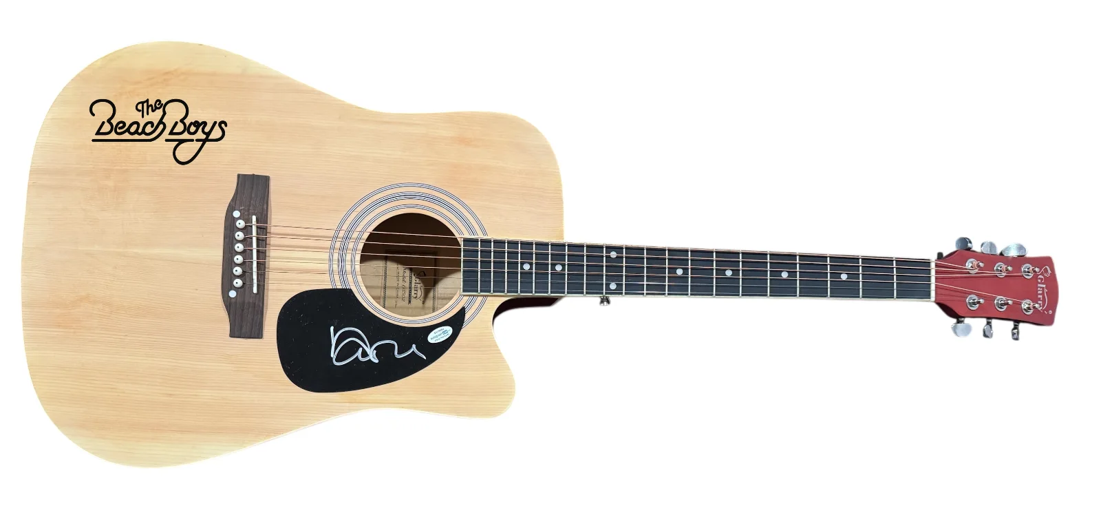 David Marks "The Beach Boys" Signed Autograph Full Size Acoustic Guitar ACOA COA, image 2