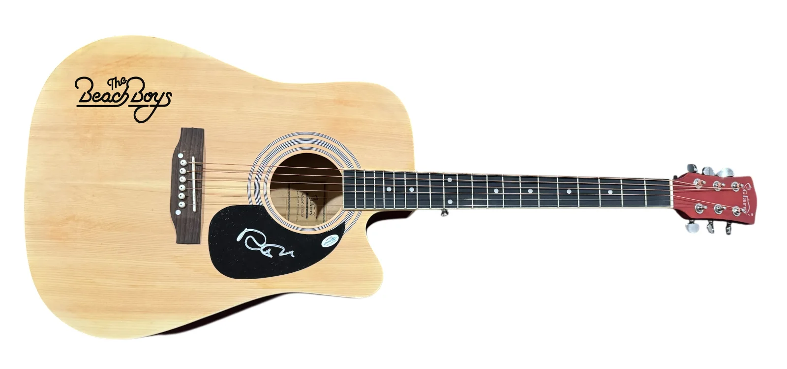 David Marks "The Beach Boys" Signed Autograph Full Size Acoustic Guitar ACOA COA, image 4