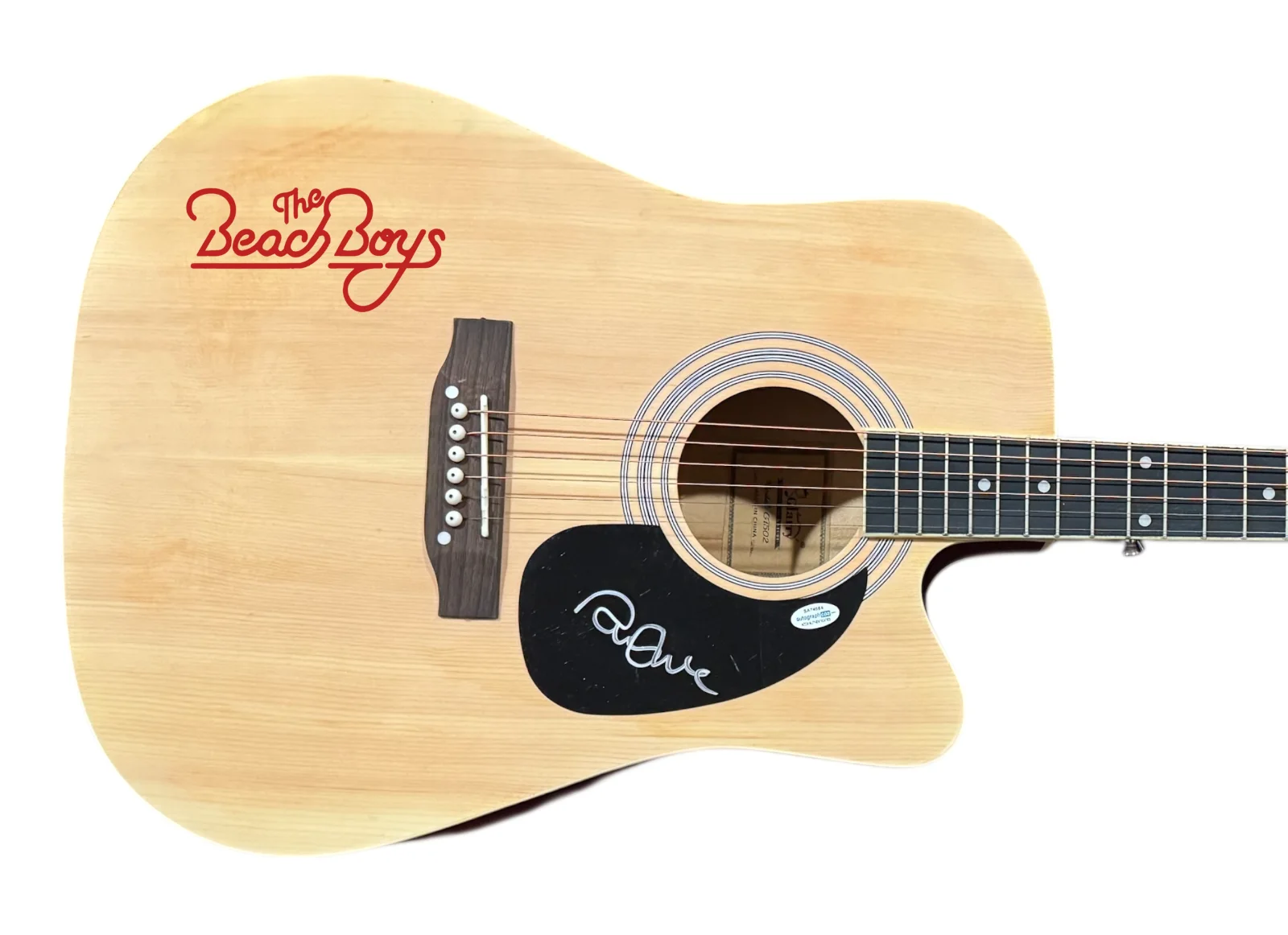 David Marks "The Beach Boys" Signed Autograph Full Size Acoustic Guitar ACOA COA, image 2