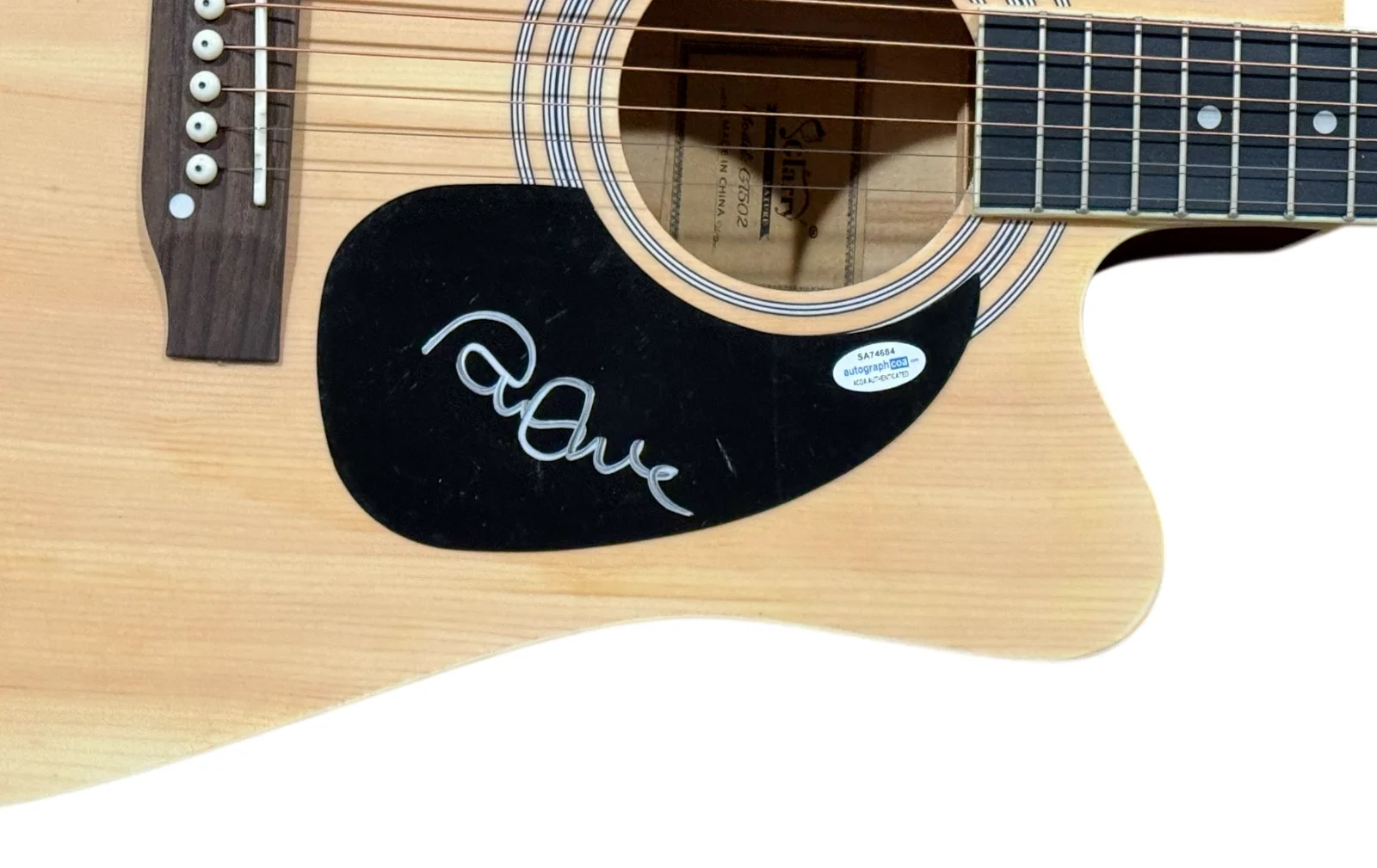 David Marks "The Beach Boys" Signed Autograph Full Size Acoustic Guitar ACOA COA, image 3