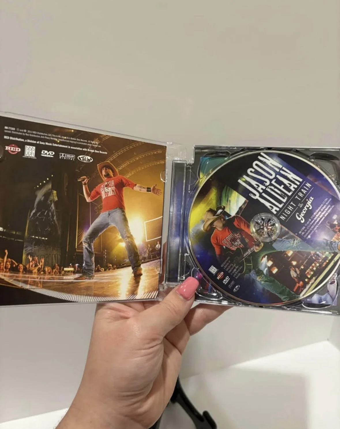 Signed Jason Aldean Performance DVD Night Train to Georgia Autographed Country, изображение 2