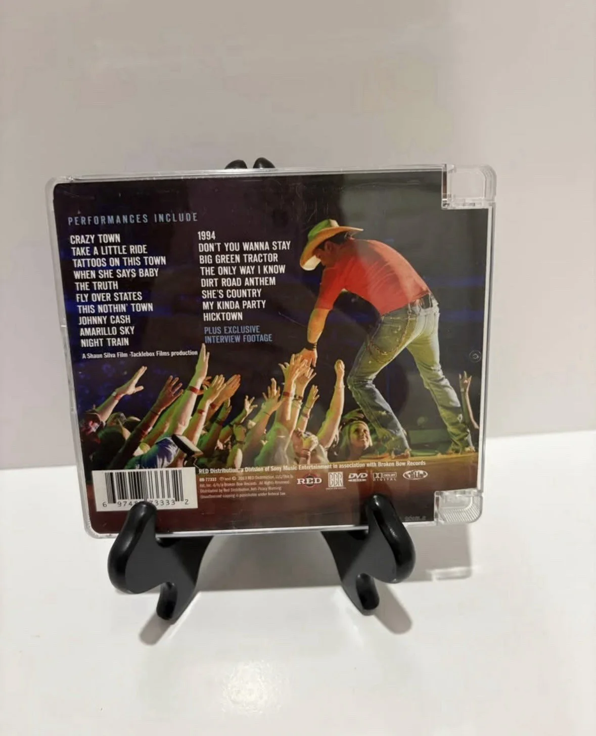 Signed Jason Aldean Performance DVD Night Train to Georgia Autographed Country, изображение 3