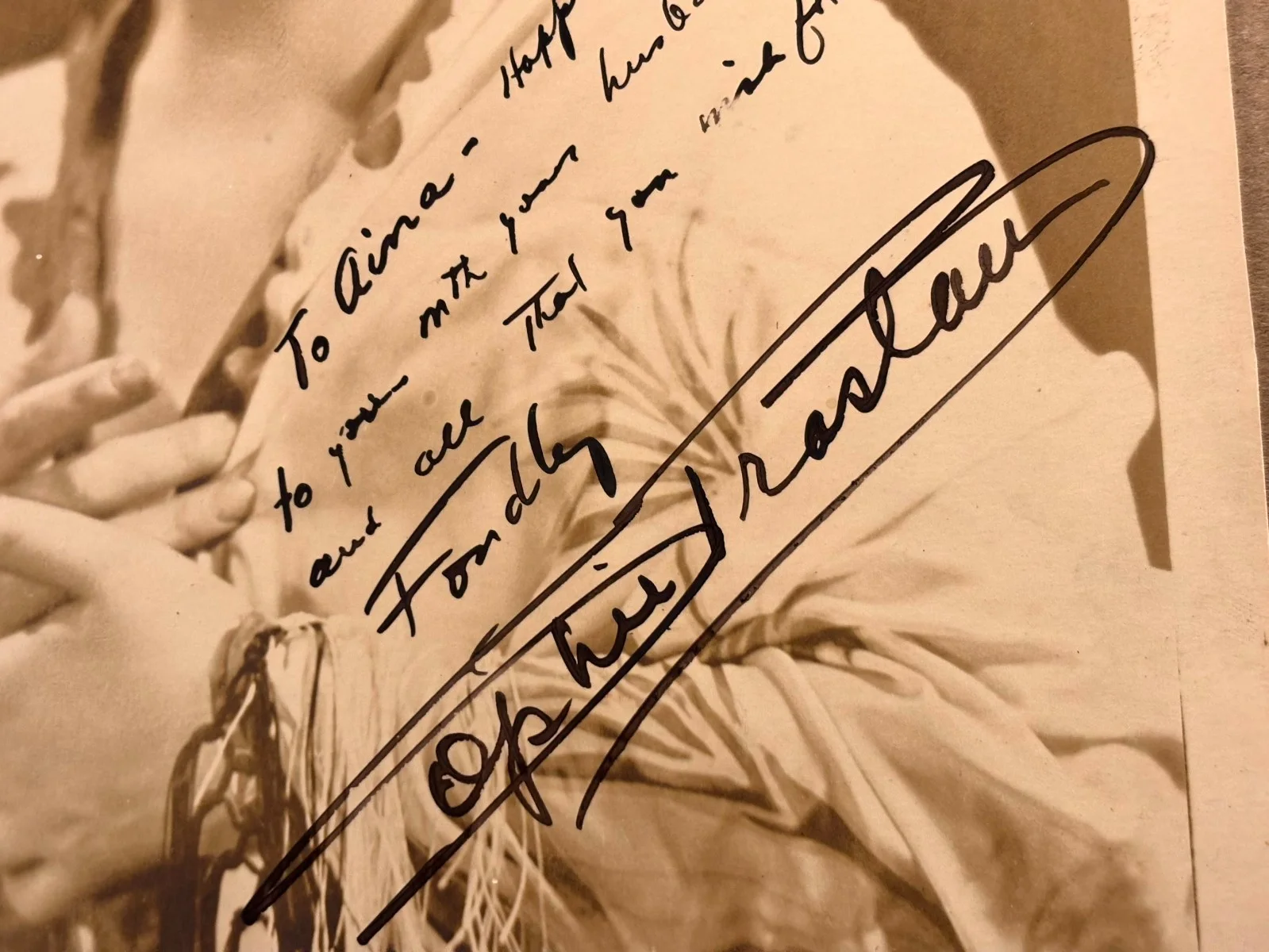 Sophie Braslau Very Rare Very Early Autographed 8/10 Photo 20s d.'35, изображение 5
