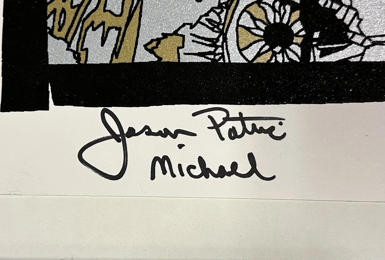 Multiple — The Lost Boys Cast Signed Poster X 16 Tyler Stout Mondo Alamo Drafthouse JSA COA, изображение 3