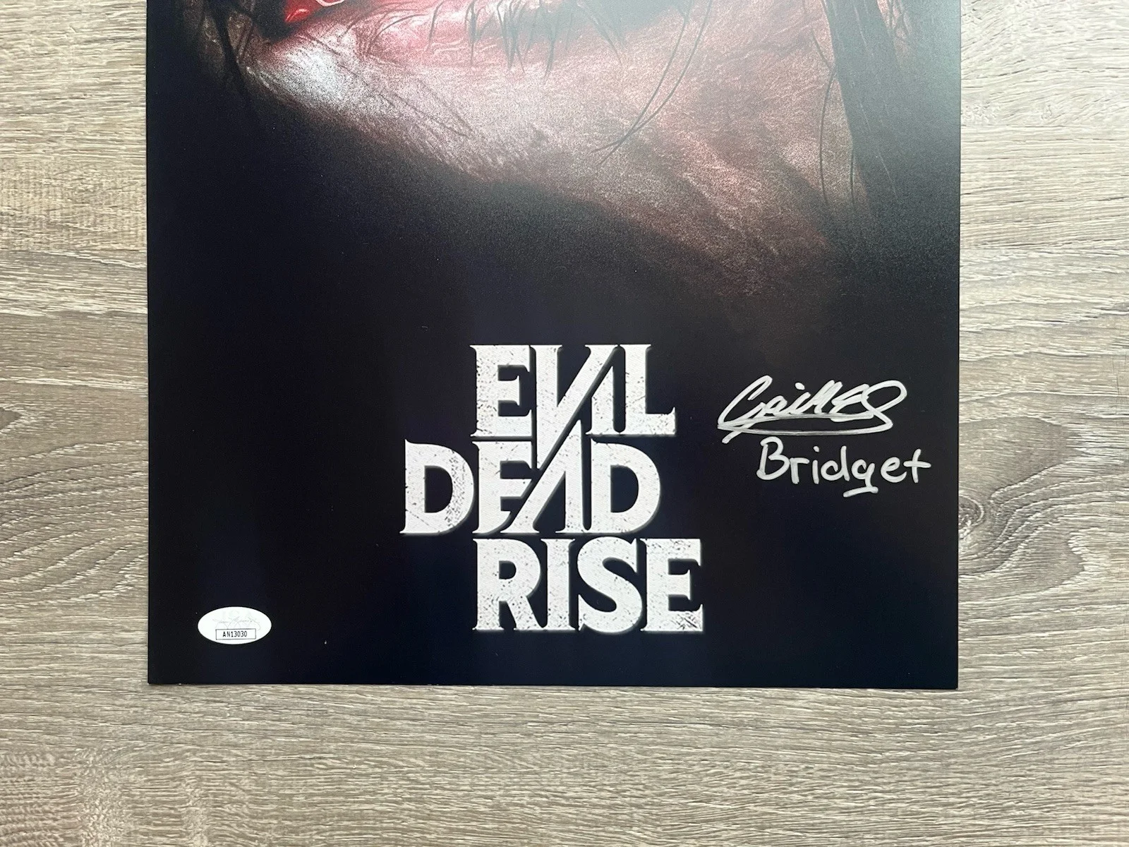 Gabrielle Echols — Gabrielle Echols Signed Evil Dead Rise 11x17 Photo JSA COA Horror Auto, image 3