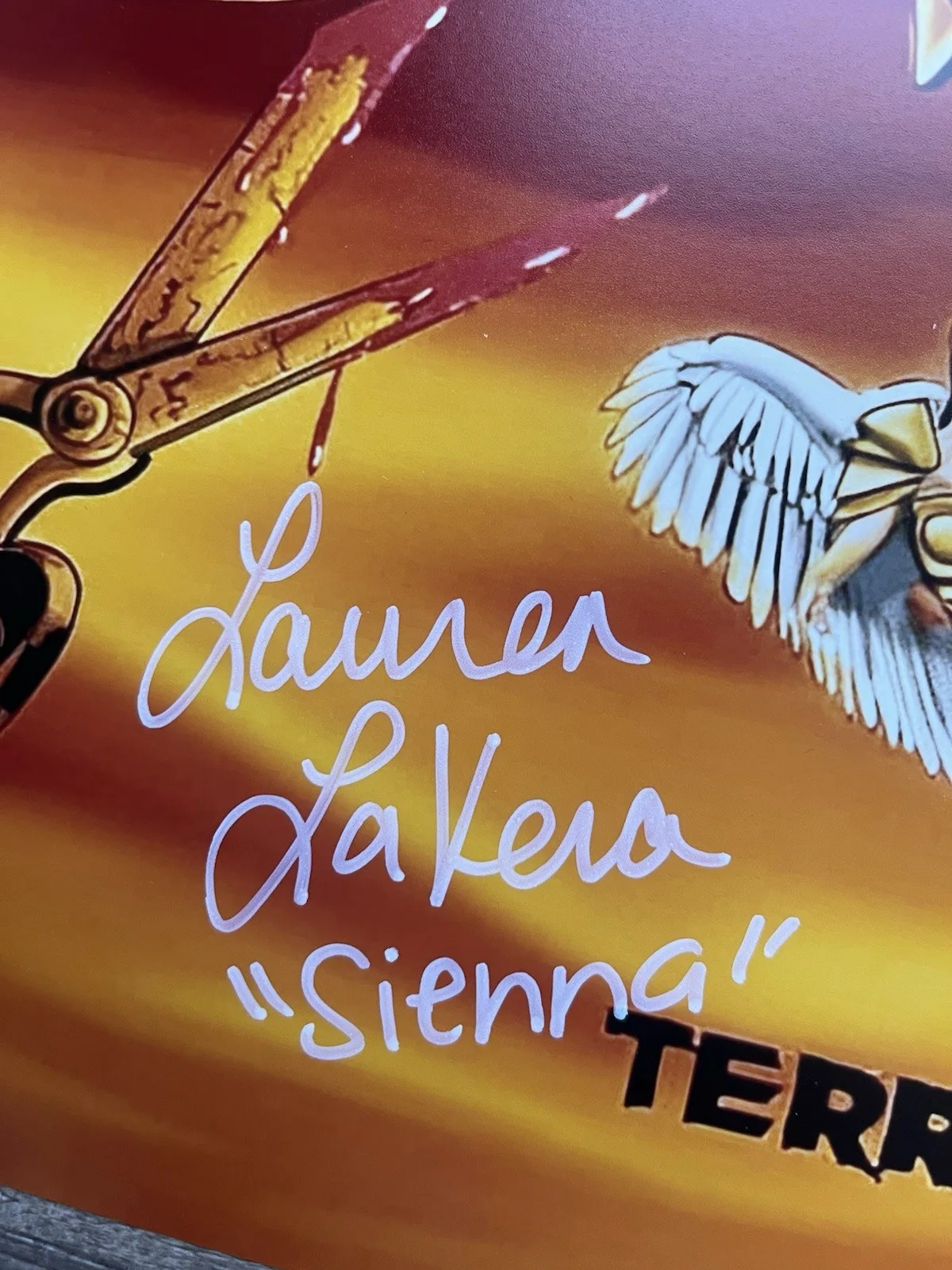 Lauren LaVera — Lauren LaVera Signed Terrifier 2 11x14 Photo JSA COA Sienna Art The Clown Horror, изображение 4