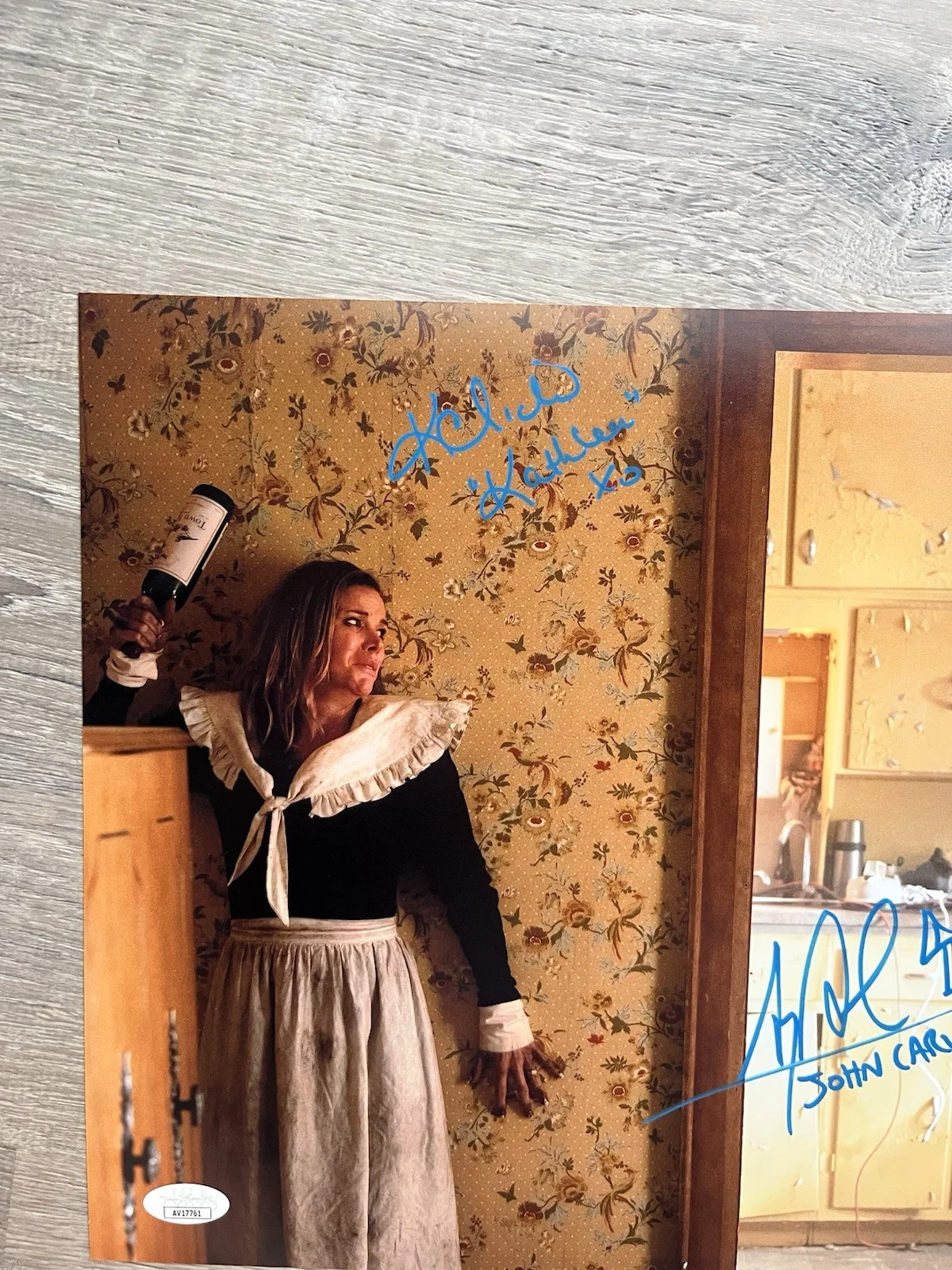 Karen Cliche Alex Armbruster Signed Thanksgiving 11x14 Photo JSA COA John Carver, изображение 3