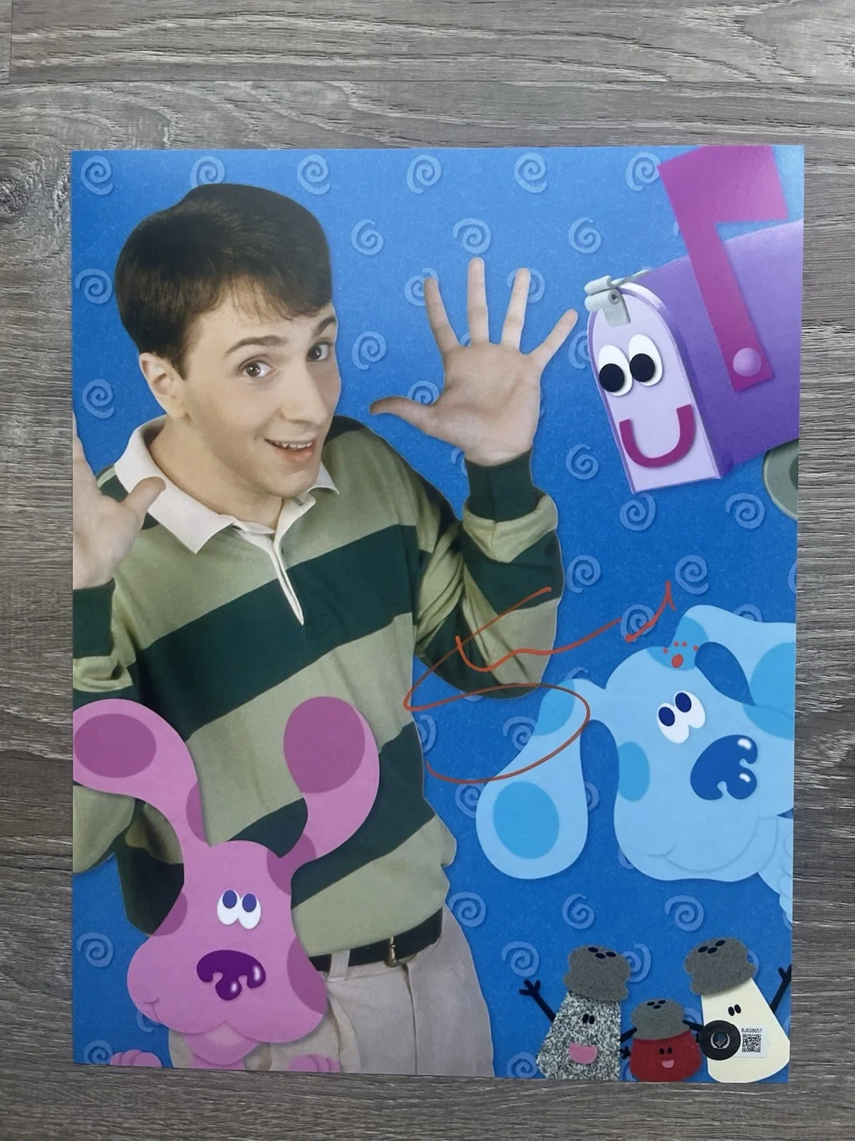 Steve Burns — Steve Burns Signed Blues Clues 11x14 Photo Beckett COA Nickelodeon, image 2