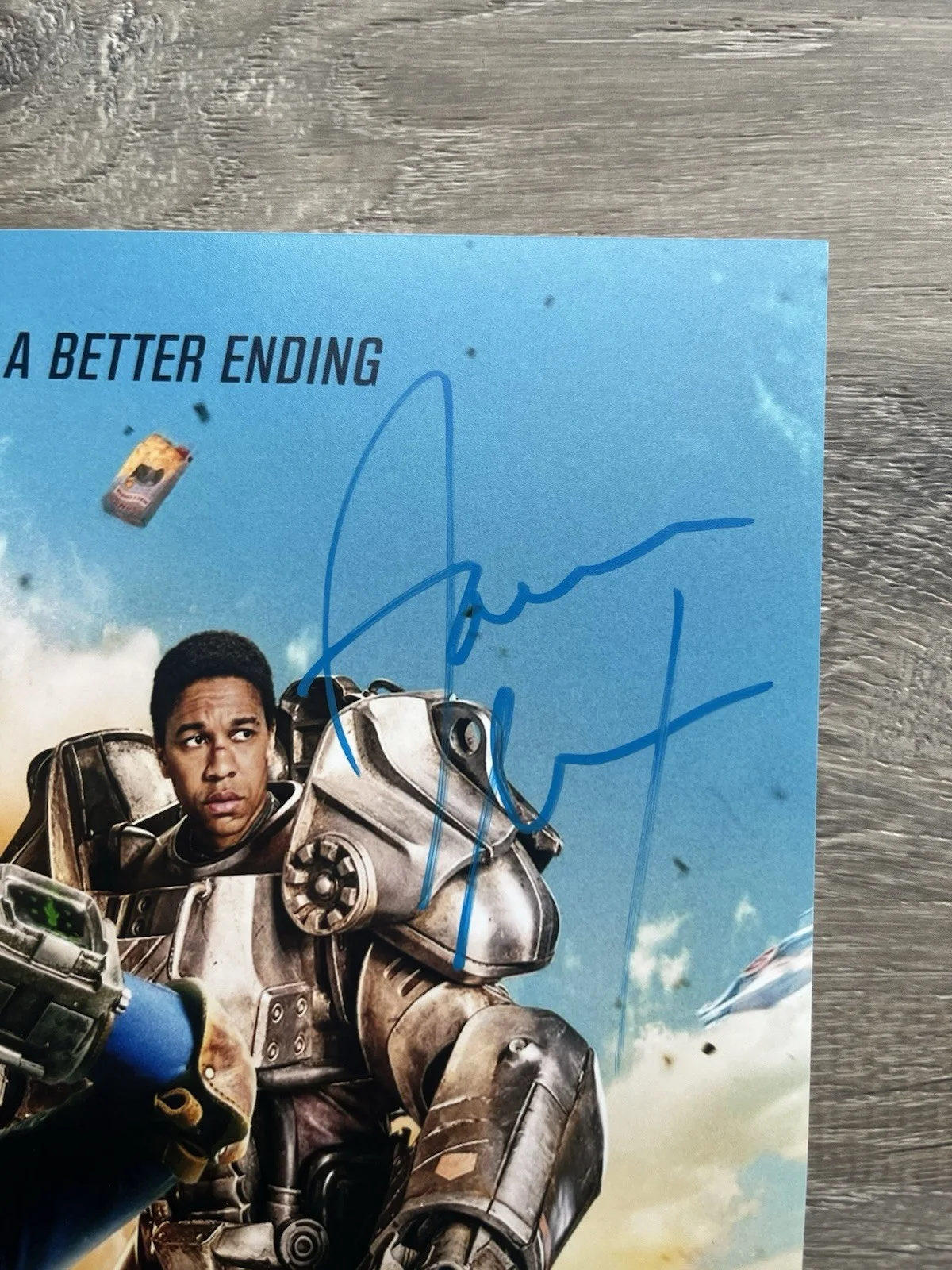 Aaron Moten — Aaron Moten Signed Fallout 11x17 Photo Beckett COA Maximus, изображение 5