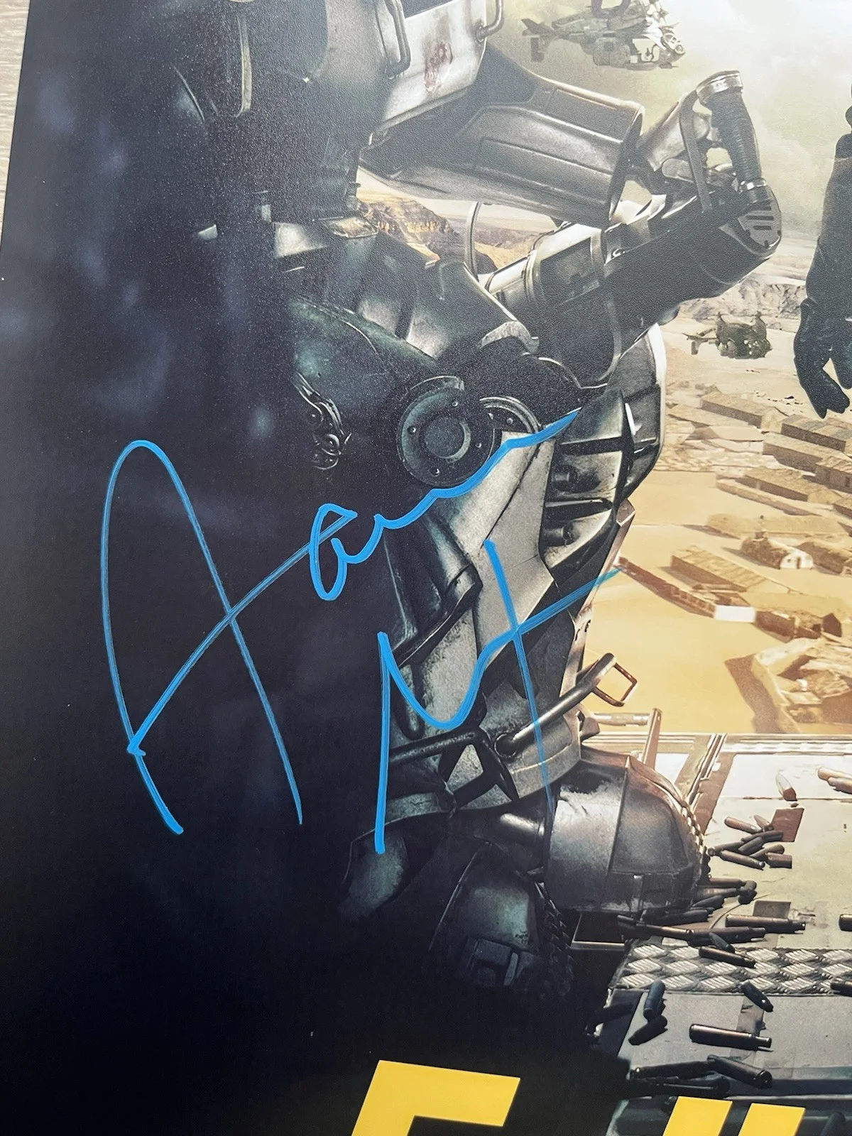 Aaron Moten — Aaron Moten Signed Fallout 11x17 Photo Beckett COA Maximus, изображение 4