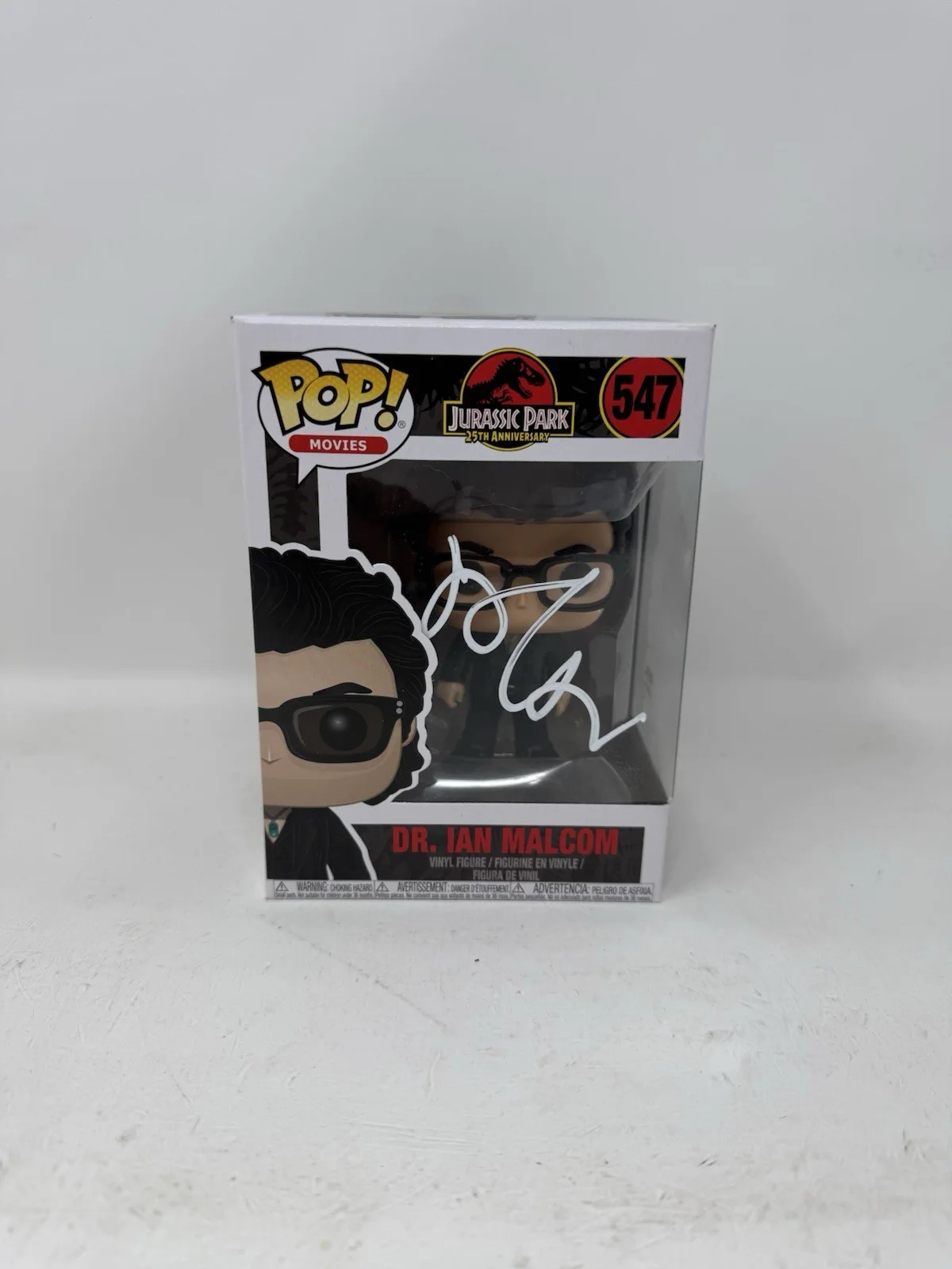 Jeff Goldblum — JEFF GOLDBLUM SIGNED AUTOGRAPH DR IAN MALCOM FUNKO POP JURASSIC PARK PSA/DNA COA
