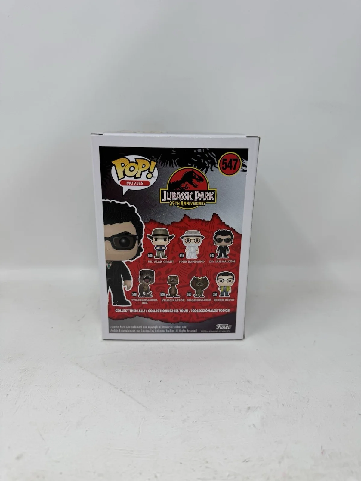 Jeff Goldblum — JEFF GOLDBLUM SIGNED AUTOGRAPH DR IAN MALCOM FUNKO POP JURASSIC PARK PSA/DNA COA, image 4