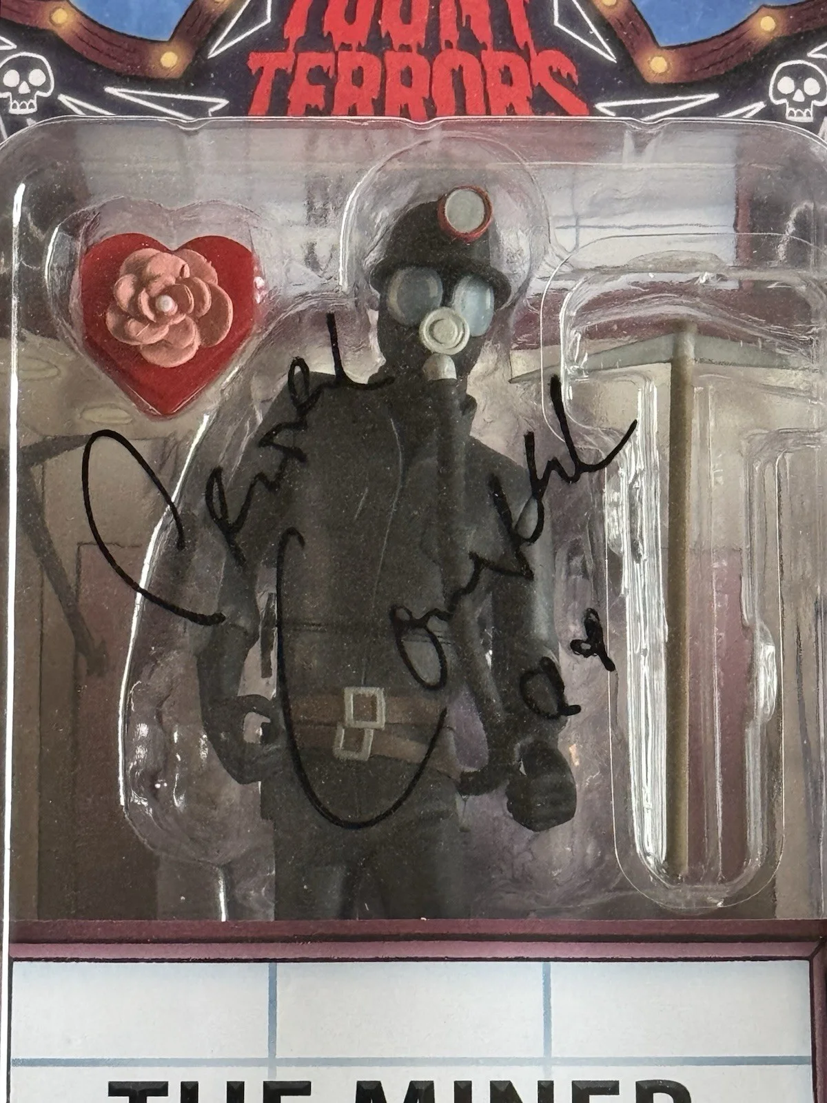 Peter Cowper — NECA Toony Terrors The Miner Signed Peter Cowper My Bloody Valentine JSA COA, изображение 2