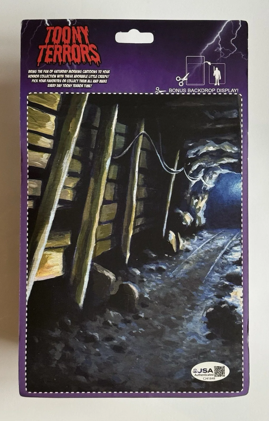 Peter Cowper — NECA Toony Terrors The Miner Signed Peter Cowper My Bloody Valentine JSA COA, изображение 3