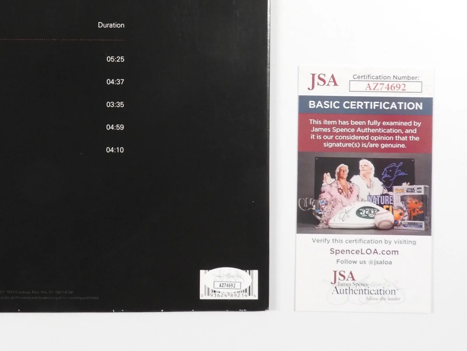 Deftones JSA Autograph Signed Album Vinyl Record Chino Moreno Ohms, изображение 3