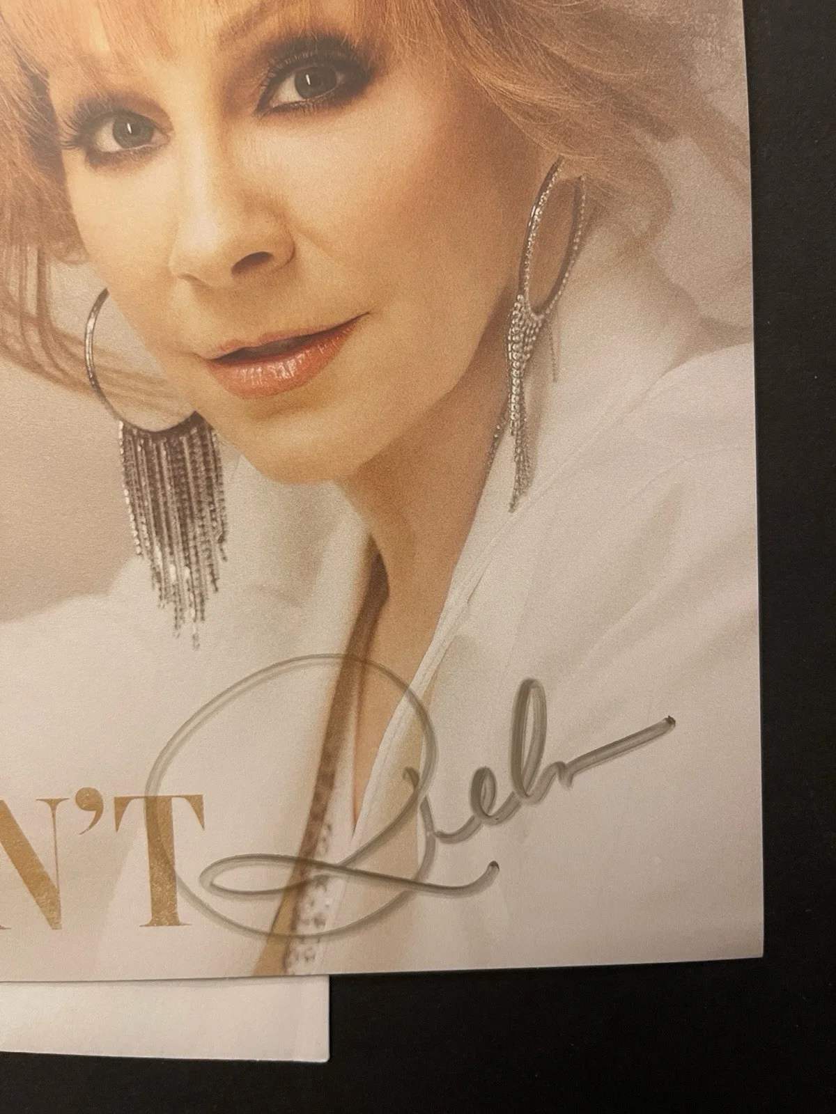 REBA MCENTIRE-SIGNED INSERT & “I CAN’T 7INCH VINYL SINGLE-NEW SEALED, изображение 4