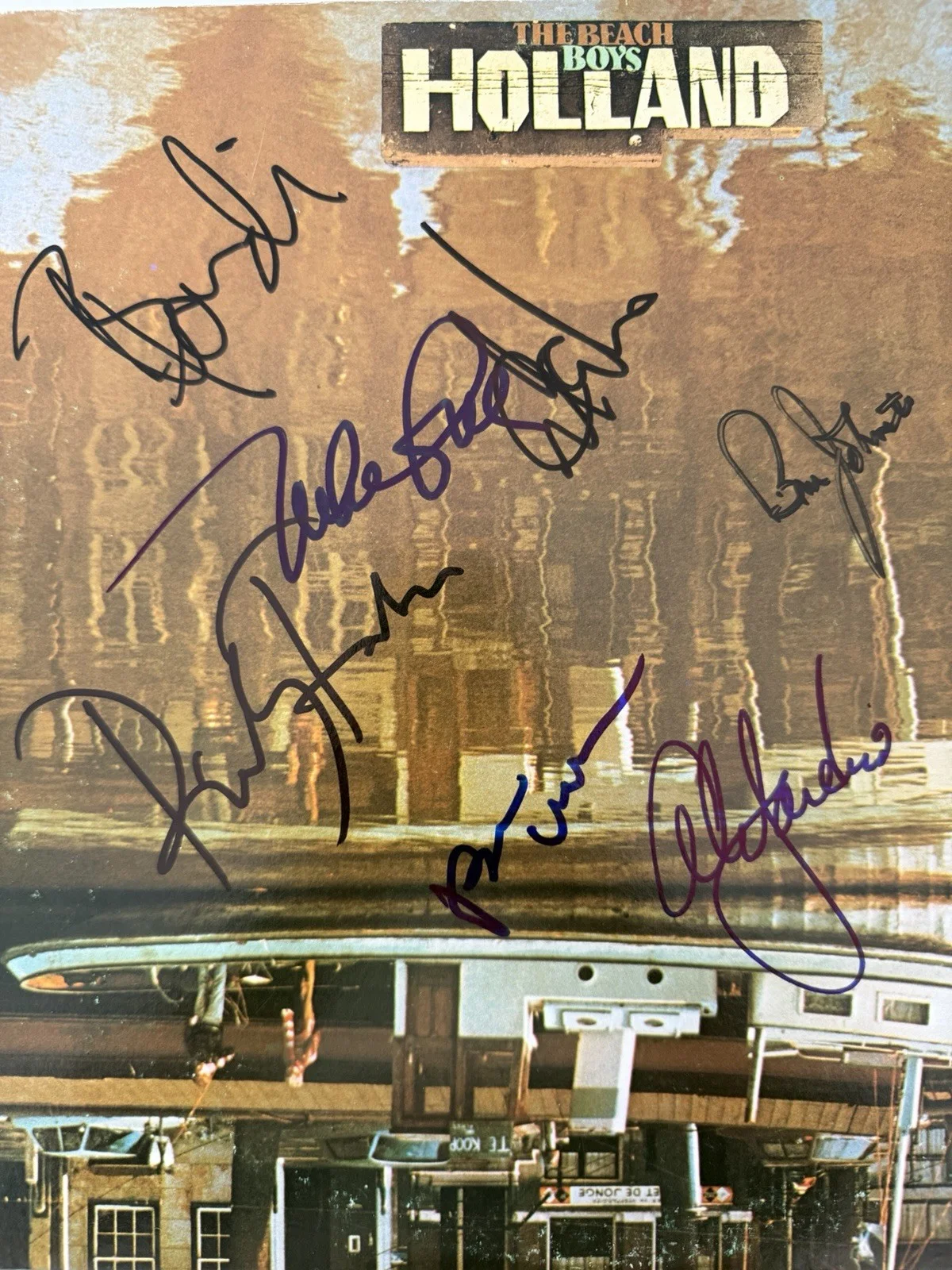 The Beach Boys Holland Signed Autograph Album Brian Wilson Love Jardine Chaplin, изображение 2