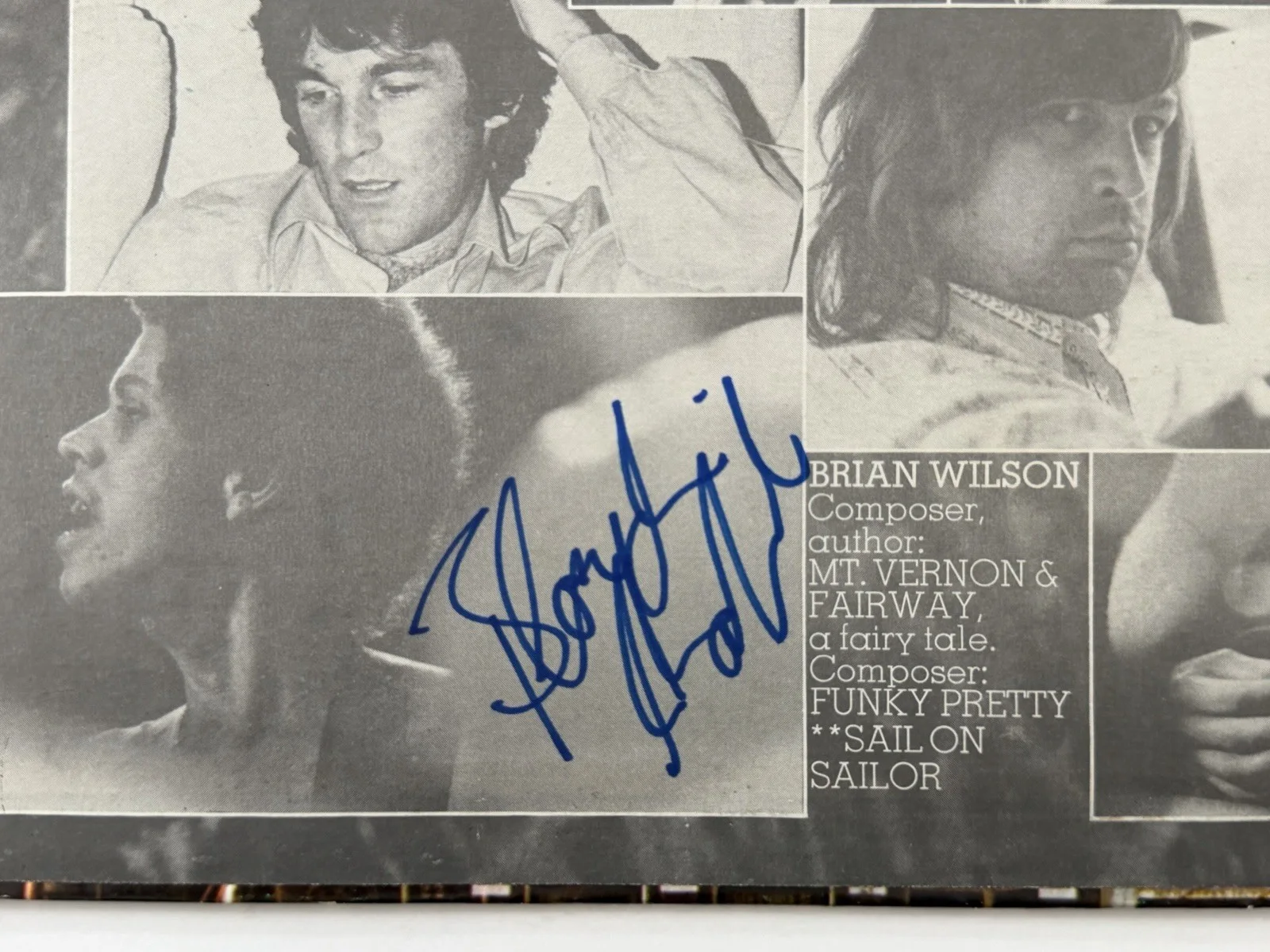The Beach Boys Holland Signed Autograph Album Brian Wilson Love Jardine Chaplin, изображение 4