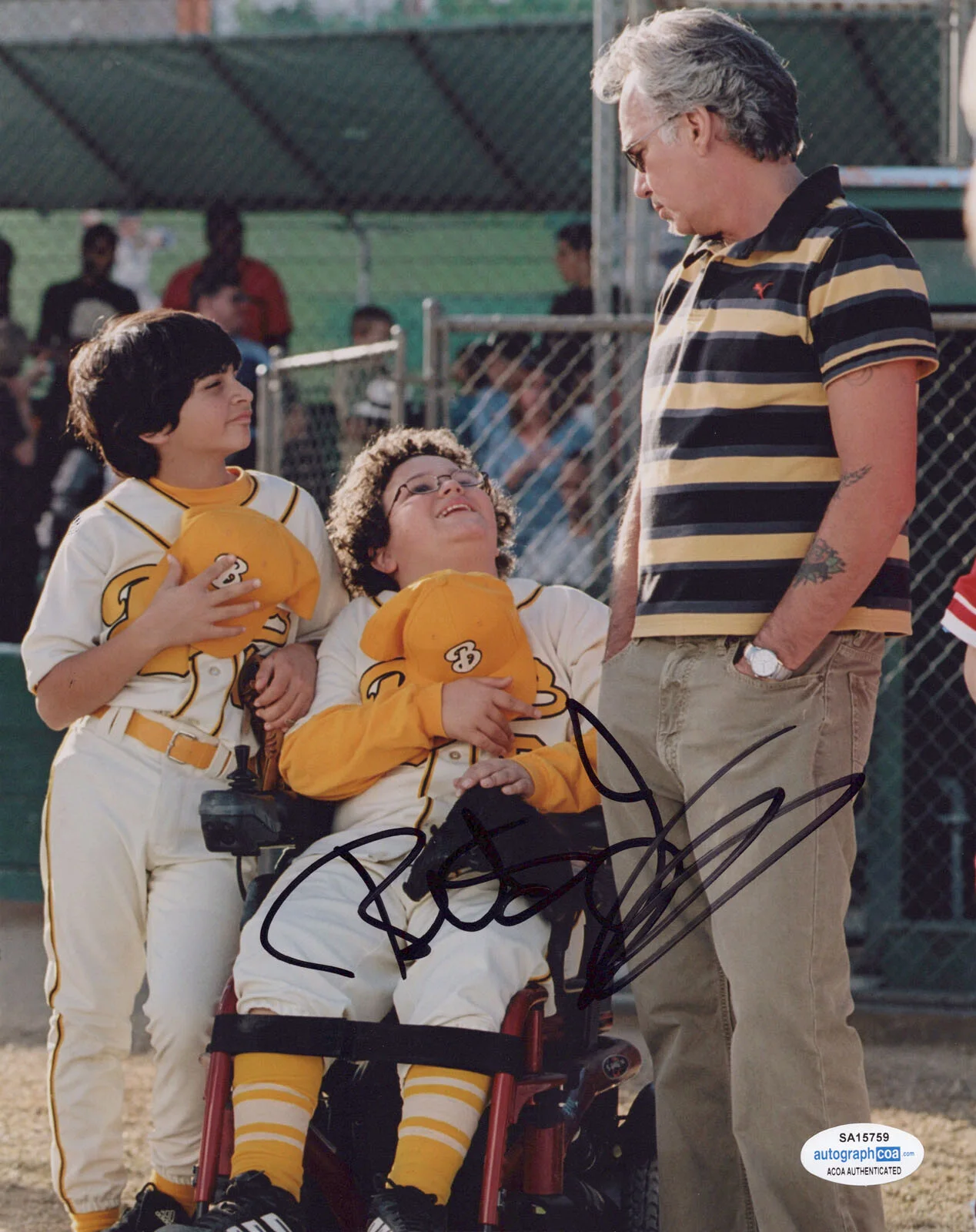 BILLY BOB THORNTON — Billy Bob Thornton signed "BAD NEWS BEARS" 8x10 Photo c LANDMAN Santa ACOA COA, изображение 3